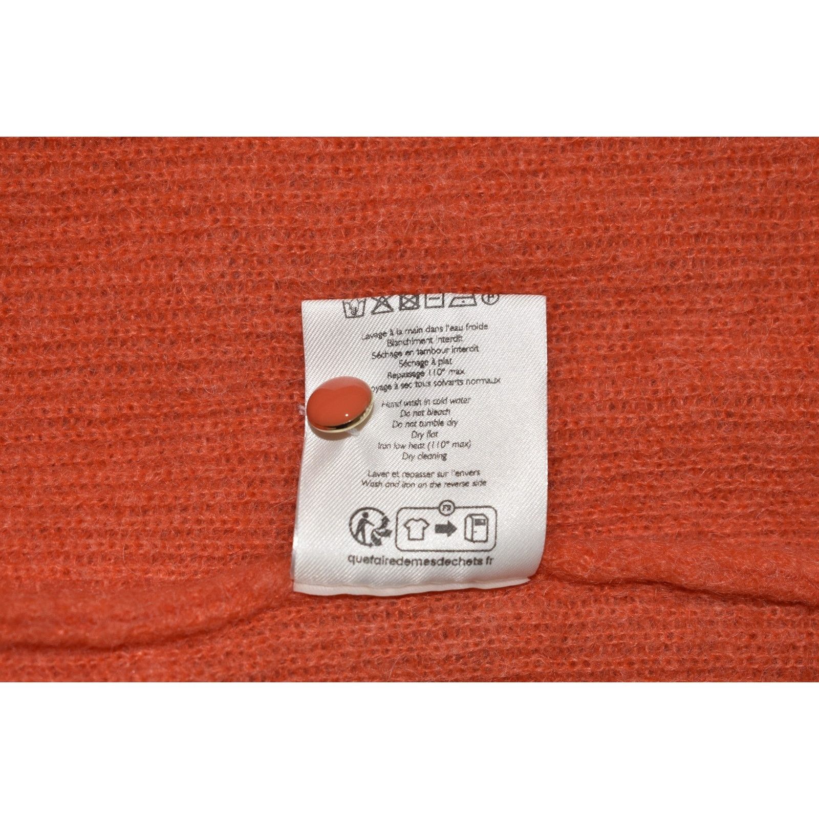 Sezane NWT LA MAILLE SEZANE Gilet Barry Mohair Alpaca Sweater Sz L Size L / US 10 / IT 46 - 8 Thumbnail