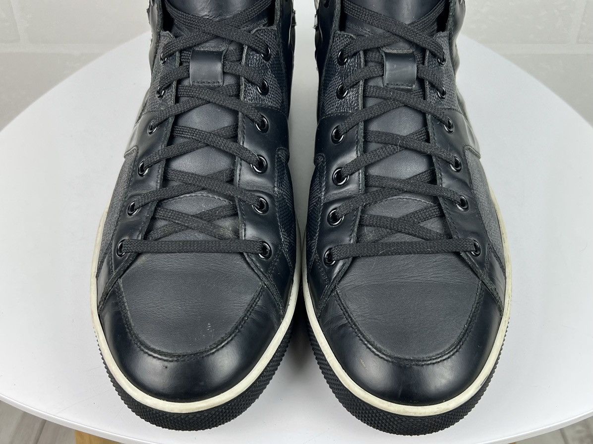 Louis Vuitton LOUIS VUITTON Sneakers Leather Shoes Damier LV Monogram Logo Size US 9 / EU 42 - 9 Thumbnail