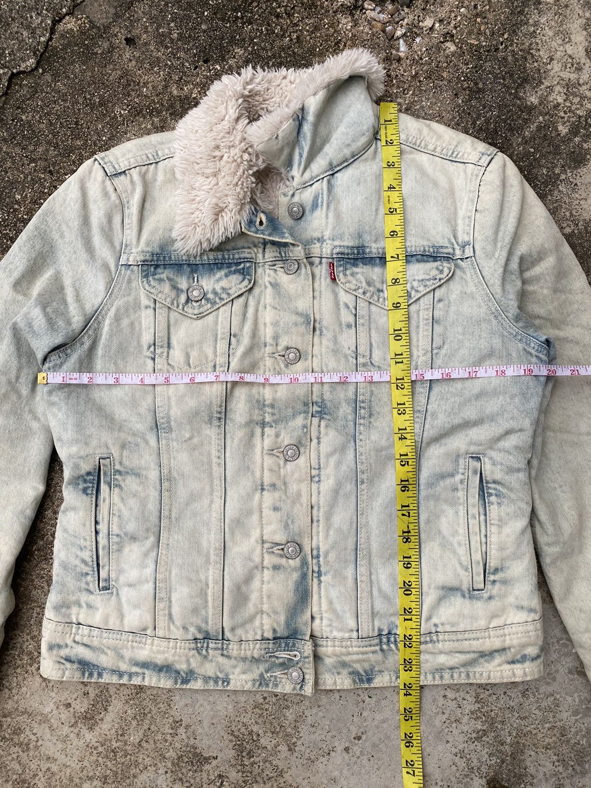 Levi's Vintage Levis Acid Wash Denim Trucker Jacket Size L / US 10 / IT 46 - 11 Thumbnail