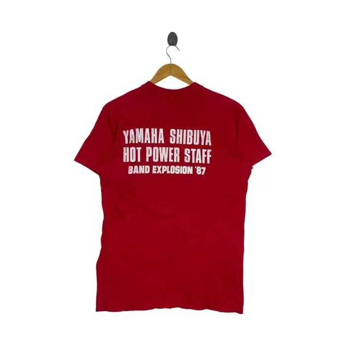 Vintage Vintage 1987 YAMAHA SHIBUYA Hot Power Staff Tee Shirt Size US XL / EU 56 / 4 - 3 Thumbnail
