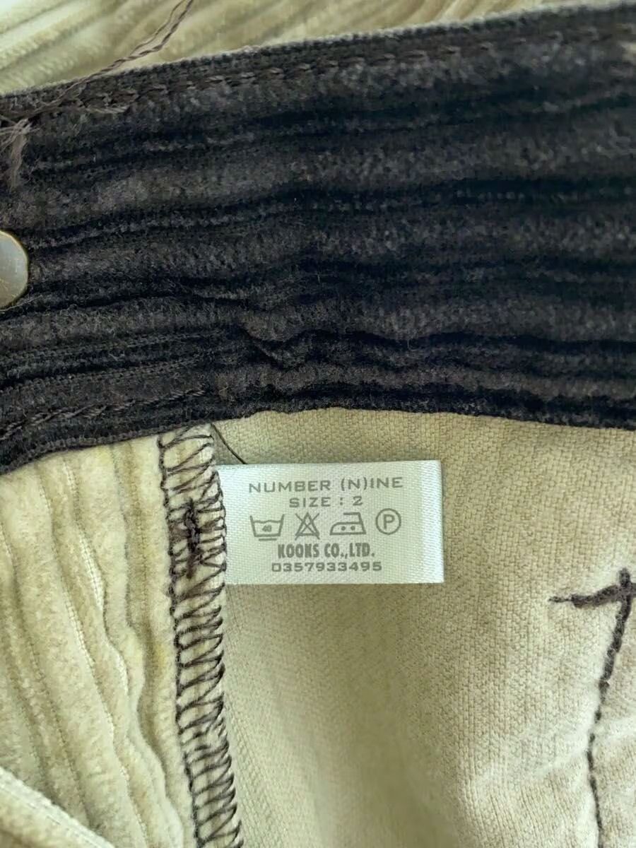 Number (N)ine AW02 Corduroy Straight Leg Pants Size US 31 - 5 Thumbnail
