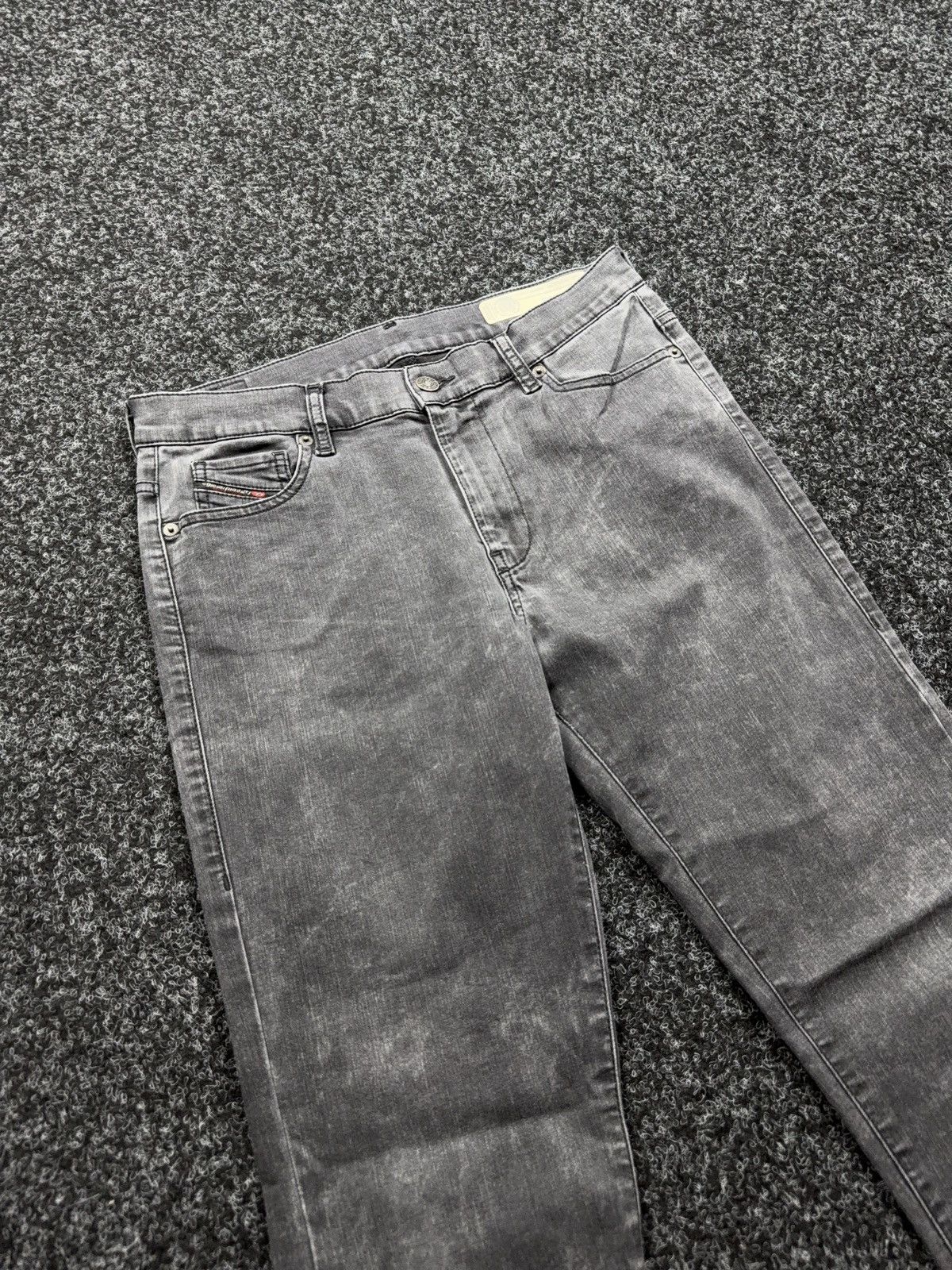 Diesel Luxury 00s Diesel D-Roisin Grey Wash Super Skinny Y2K Jeans Size 30" / US 8 / IT 44 - 4 Thumbnail