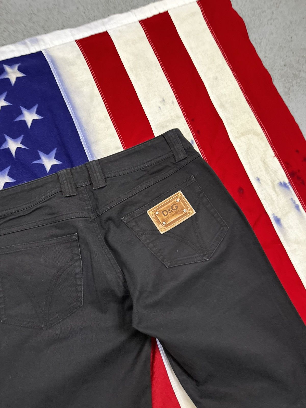 Dolce & Gabbana Vintage D&G (Dolce & Gabbana) black jeans with ankle zips Size 26" / US 2 / IT 38 - 7 Thumbnail