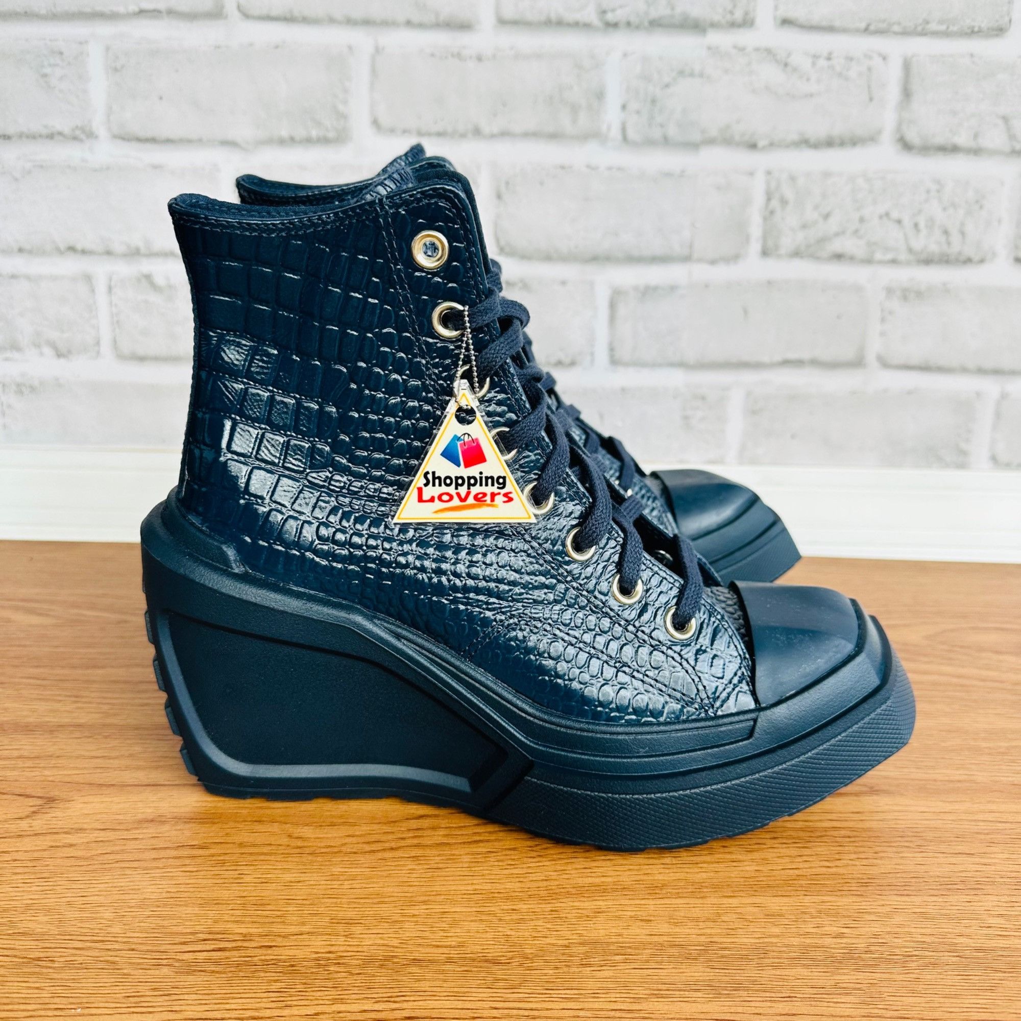 ❤️❤️Chuck 70 De Luxe Wedge Platform Leather Sneakers Women