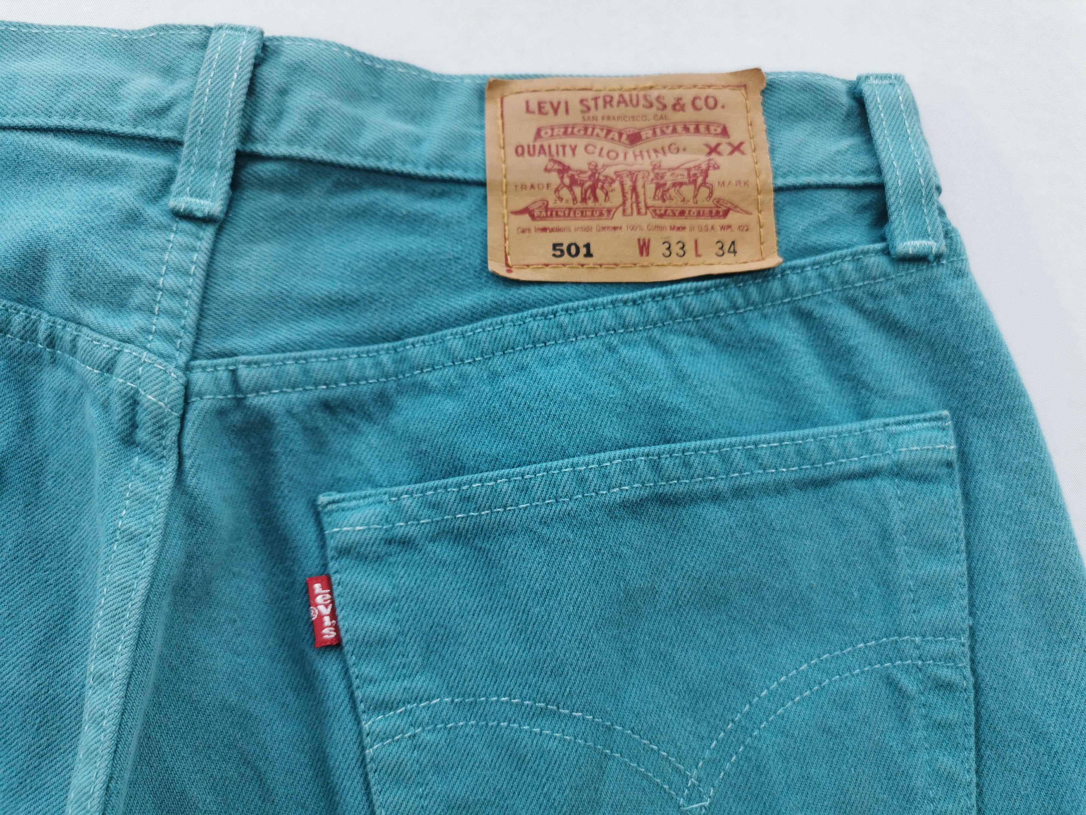 Levi's Vintage 90's Levis Lot 501 Denim Made In USA Size 32/33x34 Size US 32 / EU 48 - 6 Thumbnail