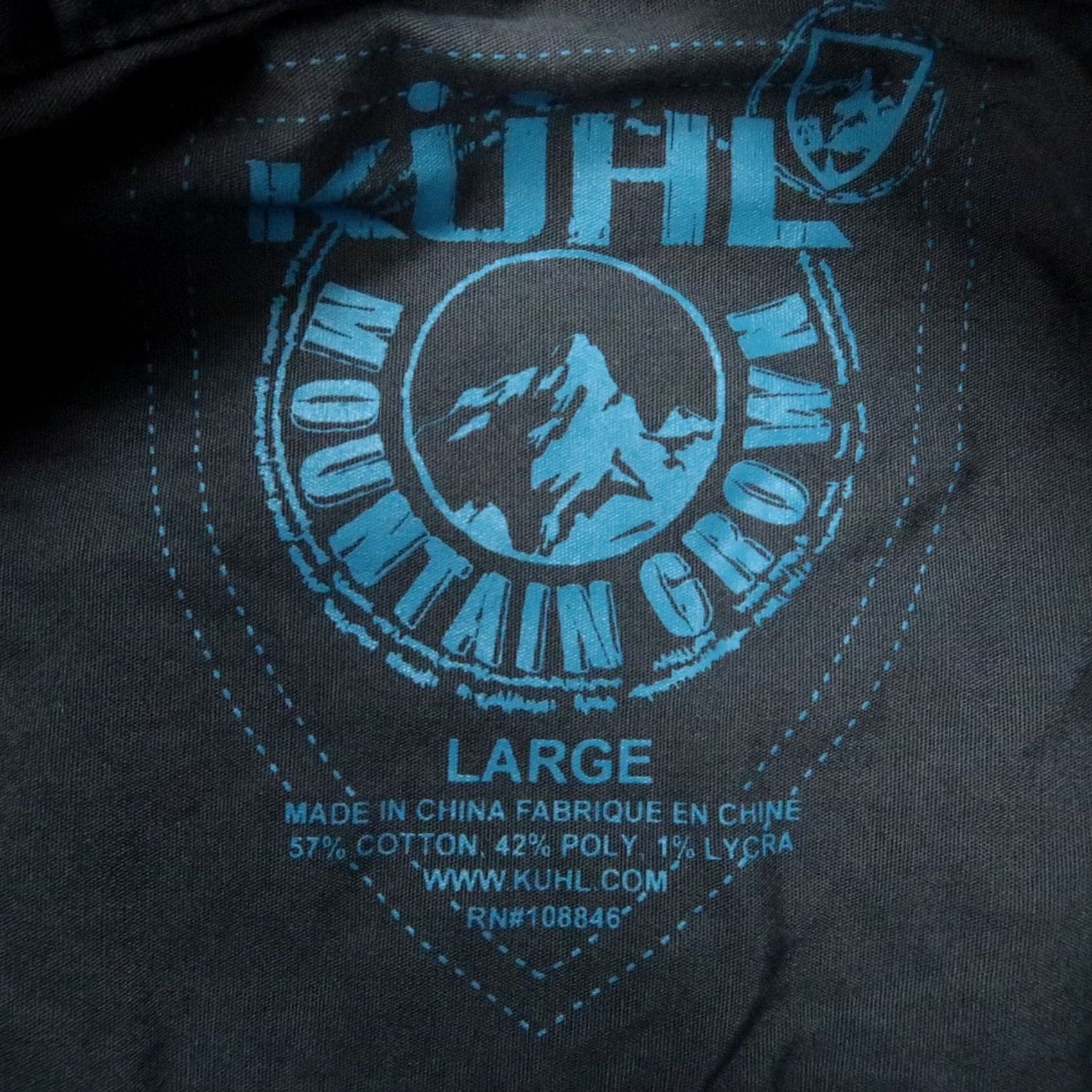 Vintage Kuhl Shirt Mens Large Blue Plaid Short Sleeve Button Outdoor Stretch Seersucker Size US L / EU 52-54 / 3 - 3 Thumbnail