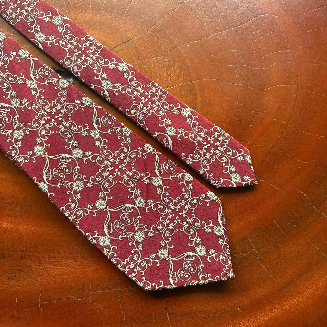 Christian Dior Monsieur Vintage Christian Dior Monsieur Silk Floral Pattern Neck Tie Size ONE SIZE - 4 Thumbnail