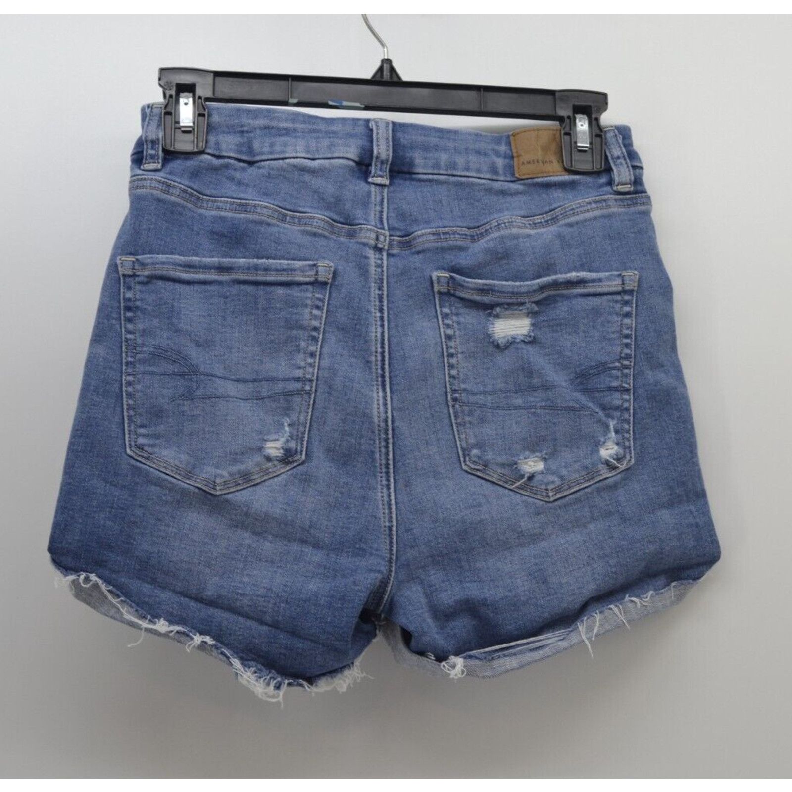 American Eagle Outfitters American Eagle Outtfiters Size 4 Blue Denim Short Cut offs Size 27" / US 4 / IT 40 - 2 Thumbnail
