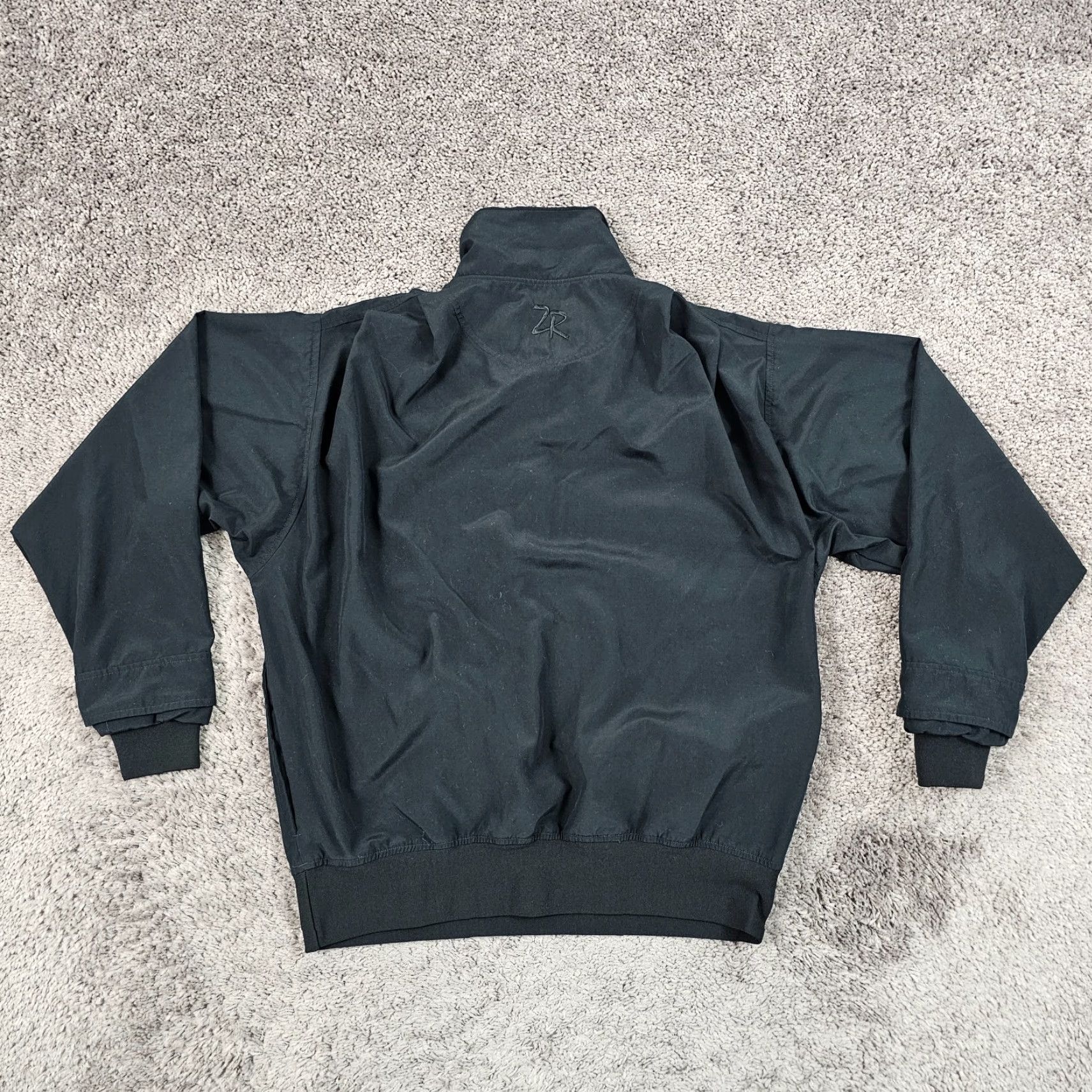 Vintage Zero Restriction Womens Black Windbreaker Jacket Size S 1/4 Zip Lined Golf Microfiber USA Size S / US 4 / IT 40 - 6 Thumbnail