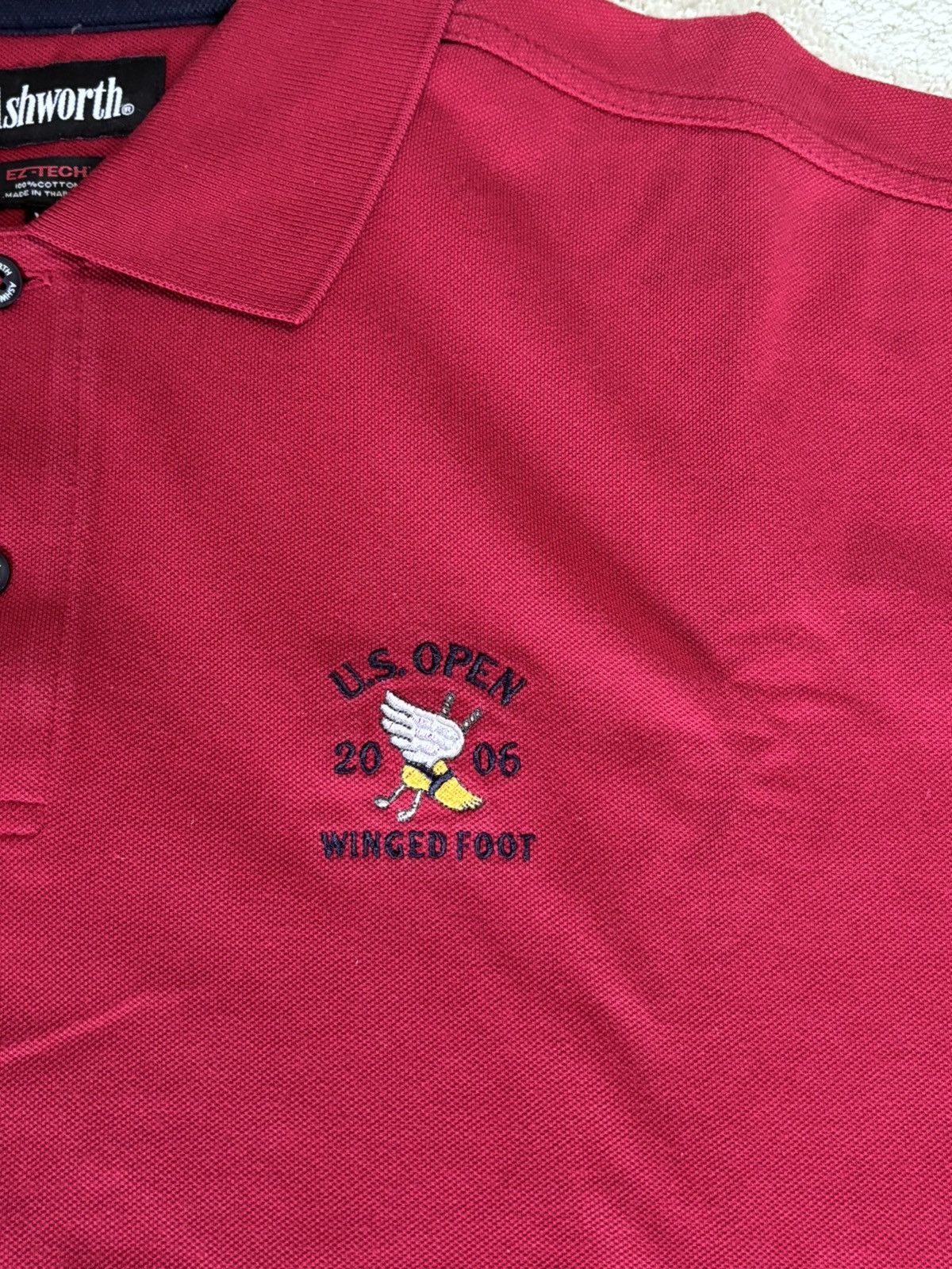 Ashworth US OPEN 2006 WINGED FOOT VINTAGE POLO Size US XL / EU 56 / 4 - 2 Thumbnail