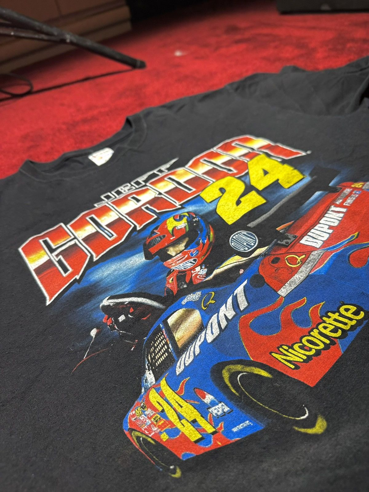 NASCAR × Vintage Vintage Jeff Gordan Graphic T-Shirt Black size XL NASCAR Size US XL / EU 56 / 4 - 3 Thumbnail