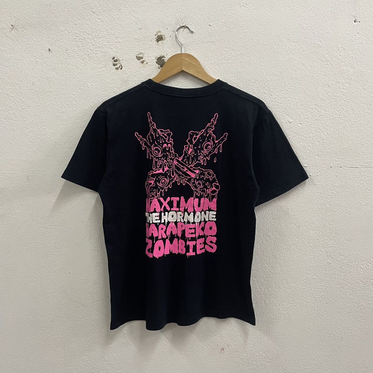 Band Tees × Japanese Brand × Vintage 🔥🇯🇵Maximum The Hormone Dead Man Hungry Zombies Promo Tee Size US M / EU 48-50 / 2 - 2 Thumbnail
