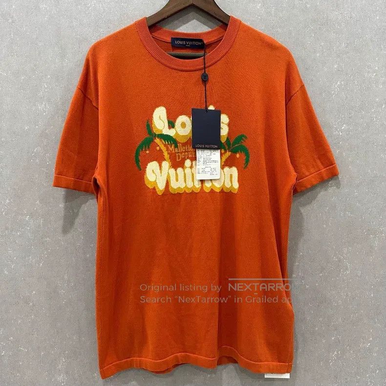 Louis Vuitton Louis Vuitton Orange T-shirt Size US M / EU 48-50 / 2 - 1 Thumbnail