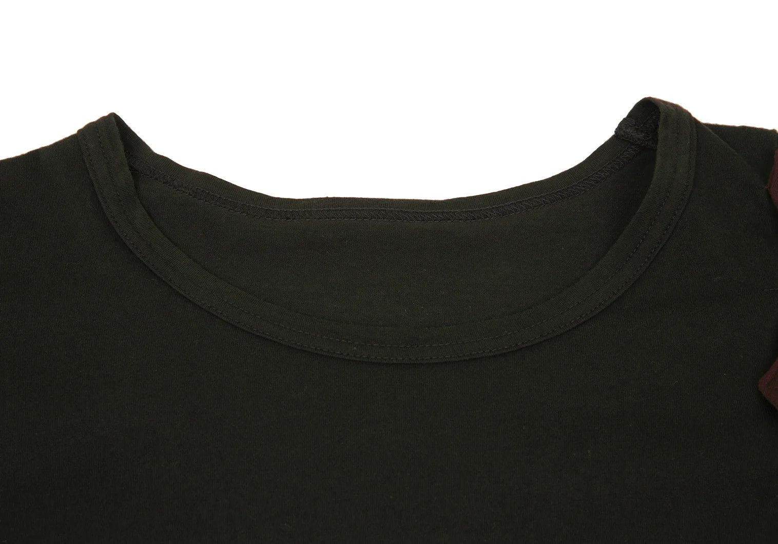 Yohji Yamamoto Seam Twist Design Cut Sew in Khaki Wine Size US S / EU 44-46 / 1 - 5 Thumbnail