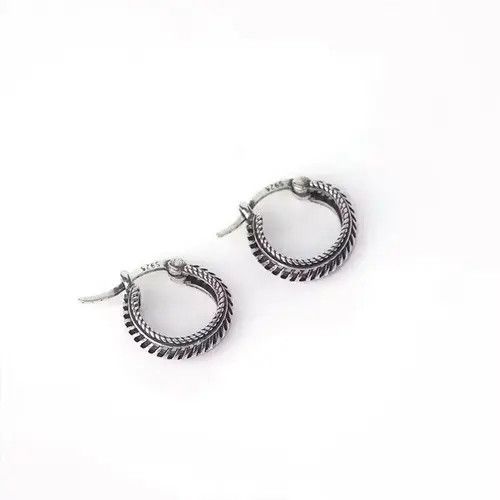 Other 100%925 silver retro punk earrings Size ONE SIZE - 4 Thumbnail
