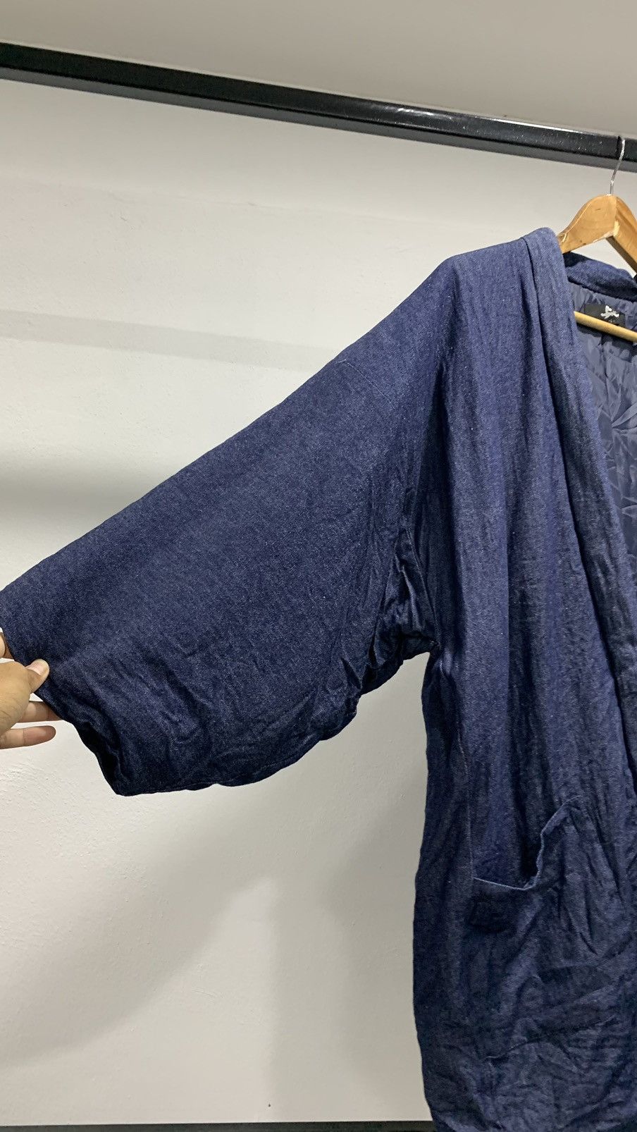 Japanese Brand Yoichi Denim Kimono Quilted Puffer Kapital Size US L / EU 52-54 / 3 - 18 Thumbnail