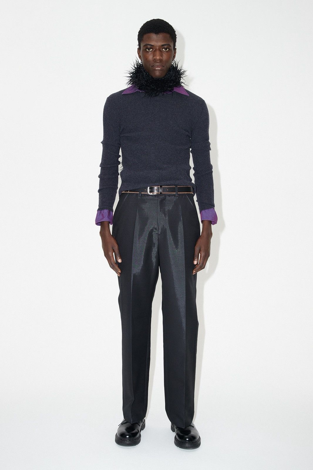 Our Legacy Our Legacy Darien Trouser Black Mnemonic Wool Size US 30 / EU 46 - 3 Thumbnail