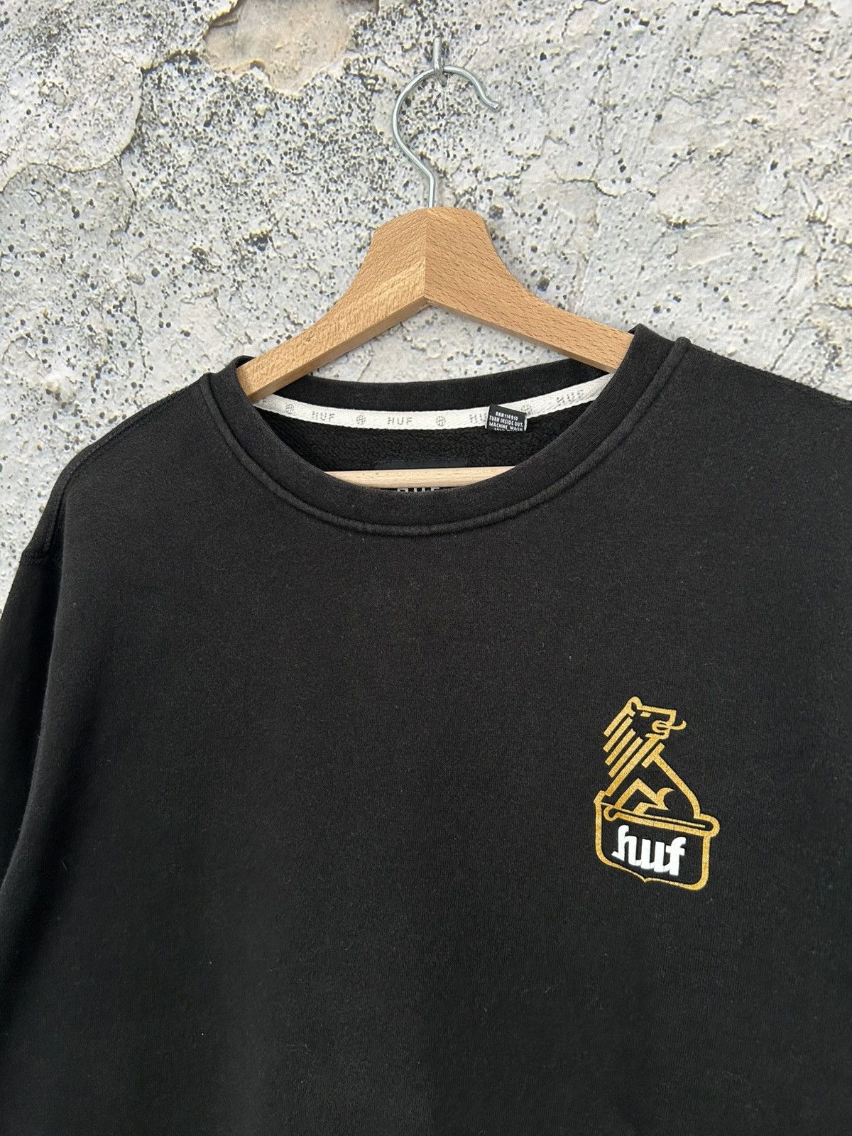 Huf HUF Skateboarding Crewneck Sweatshirt Streetwear Vintage Size US L / EU 52-54 / 3 - 3 Thumbnail
