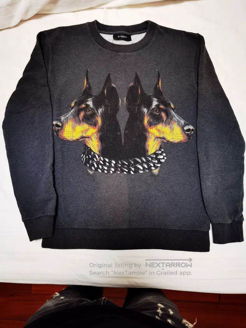 Givenchy Givenchy Dark grey double Doberman dog head Size US S / EU 44-46 / 1 - 1 Thumbnail