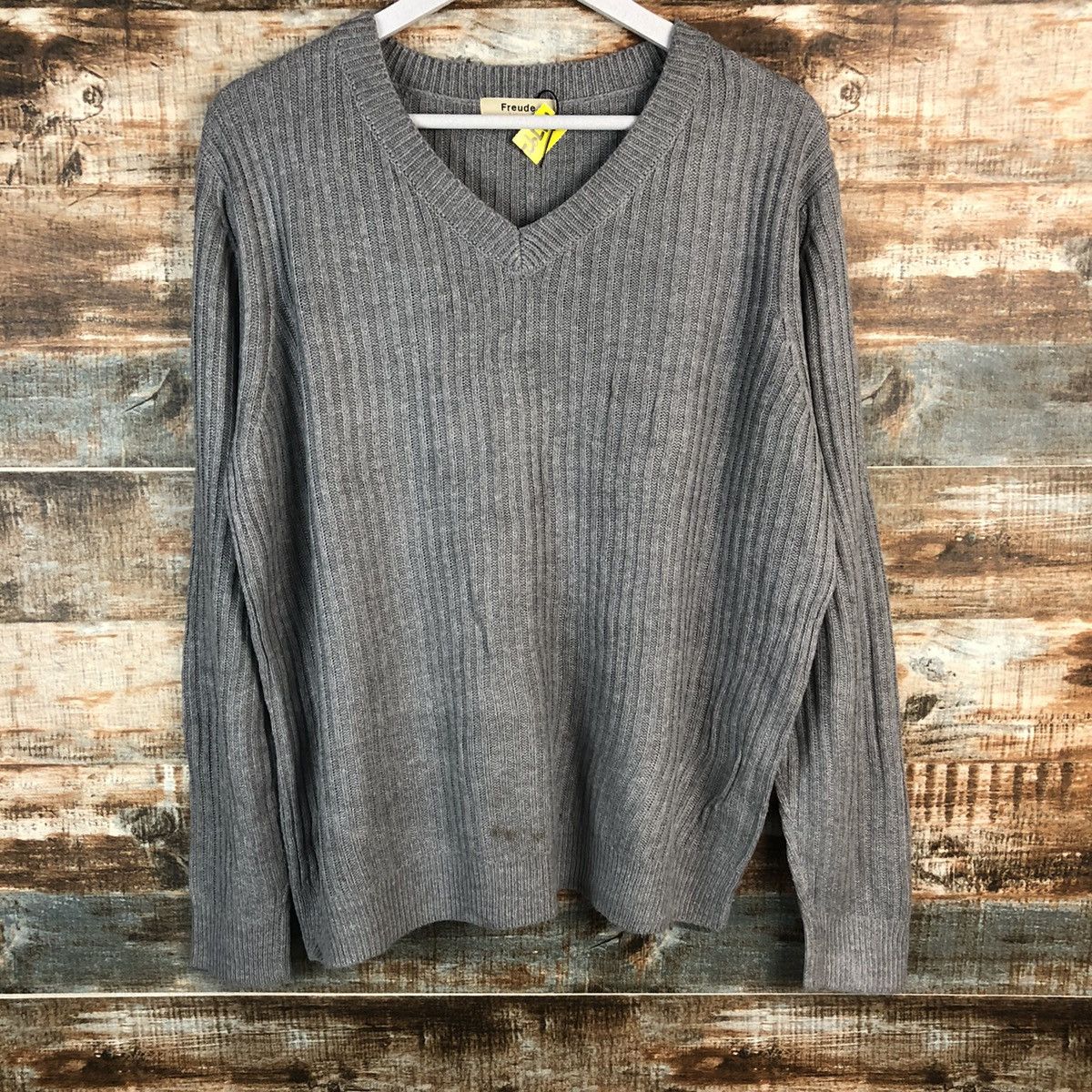 Homespun Knitwear × Japanese Brand Freude Grey Knitwear #A1792 Size US L / EU 52-54 / 3 - 3 Thumbnail