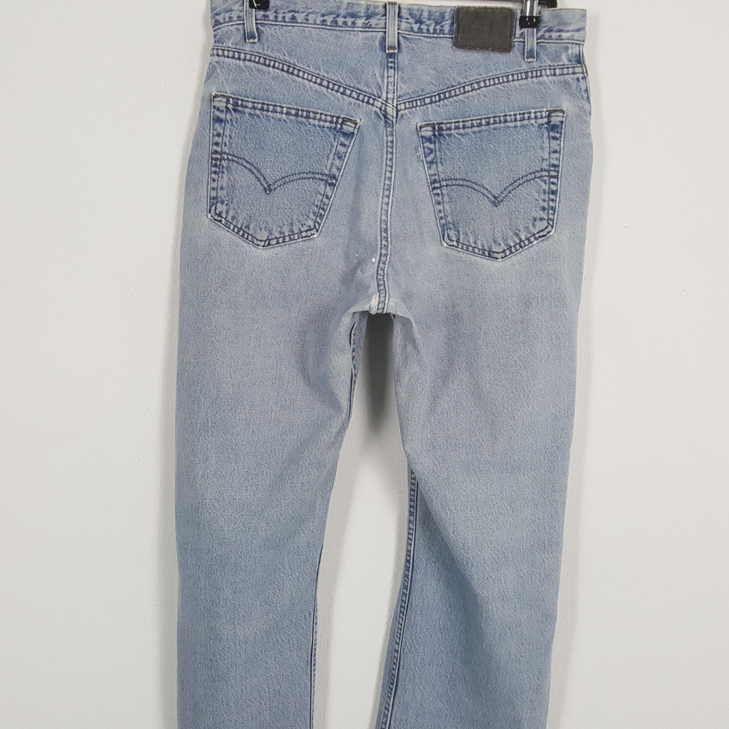 Levi's × Vintage LEVI'S Straight Relaxed Streetwear Style Distressed Jeans Size US 33 - 5 Thumbnail