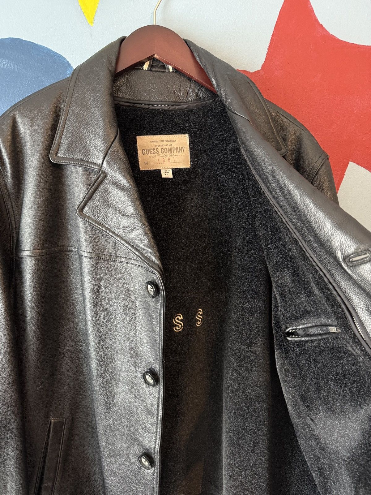 Guess Guess Leather Jacket Size US XL / EU 56 / 4 - 3 Thumbnail