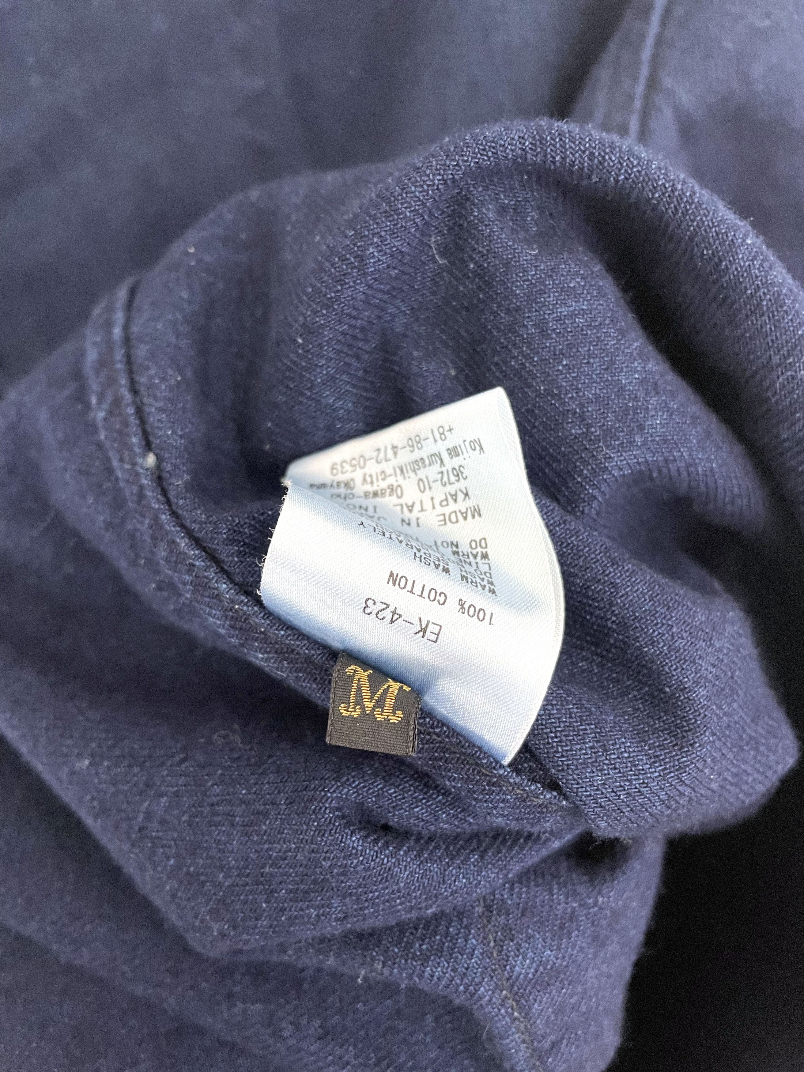 Kapital Asymmetrical Denim Shirt Size US L / EU 52-54 / 3 - 5 Thumbnail
