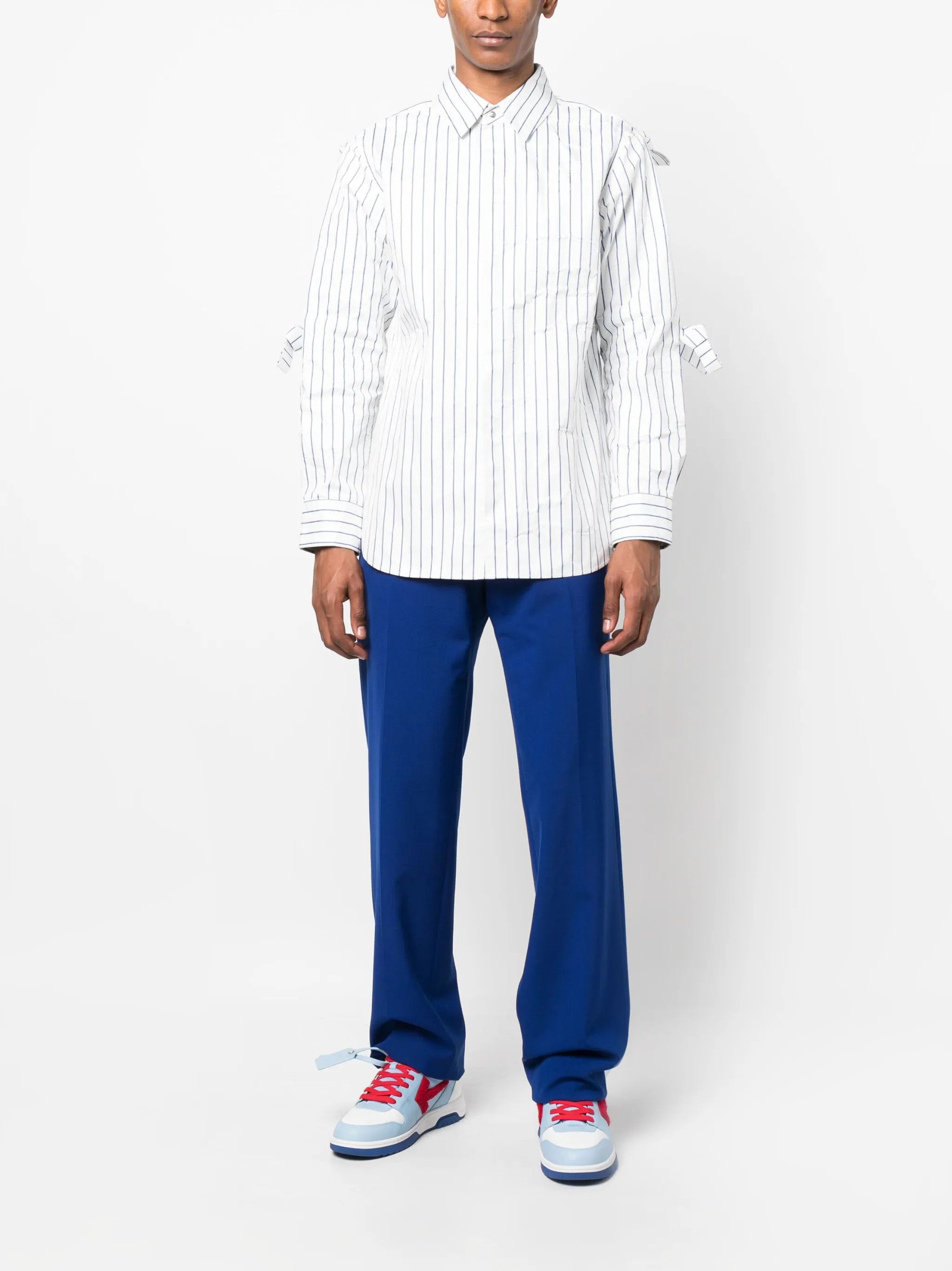 Off-White o1y0225 Casual Pant in Bright Blue Size US 32 / EU 48 - 5 Thumbnail