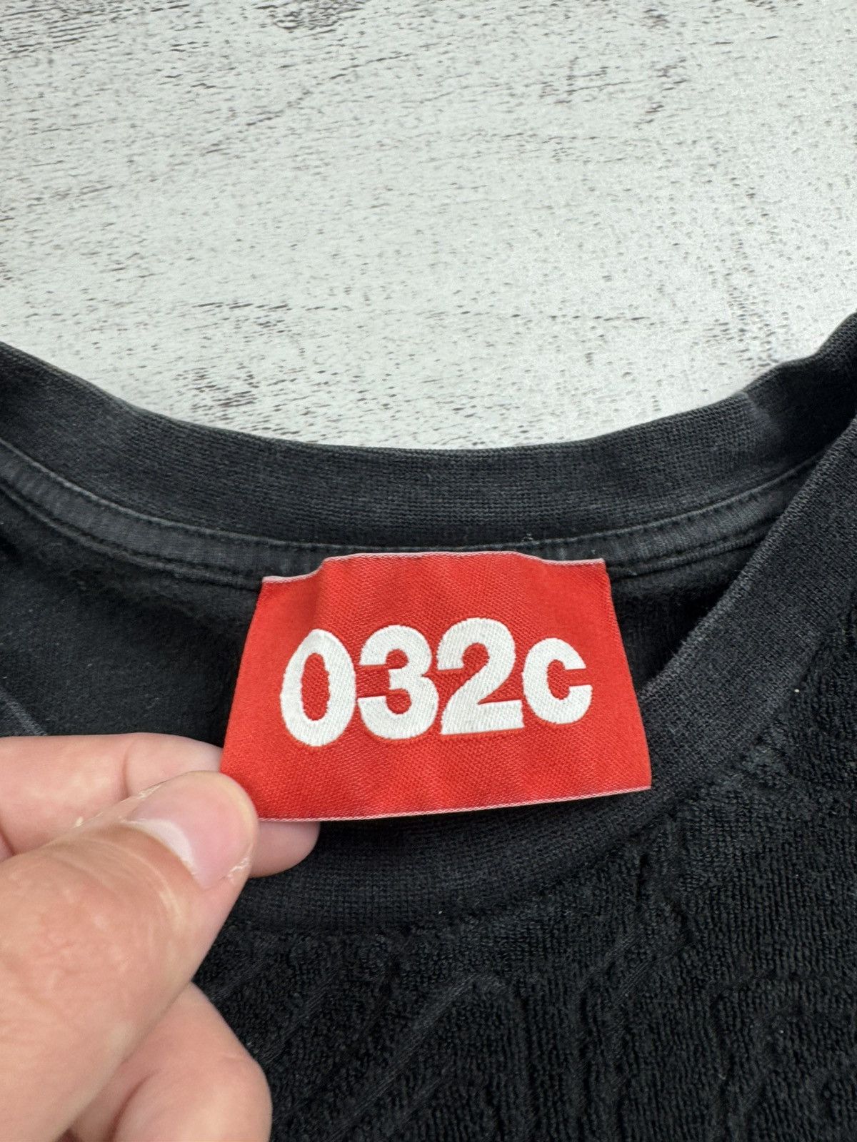 032c 032c Monogram Logo Men’s Large Black Hip Hop Rap Cotton T Shirt Tee Jersey Size US L / EU 52-54 / 3 - 11 Thumbnail