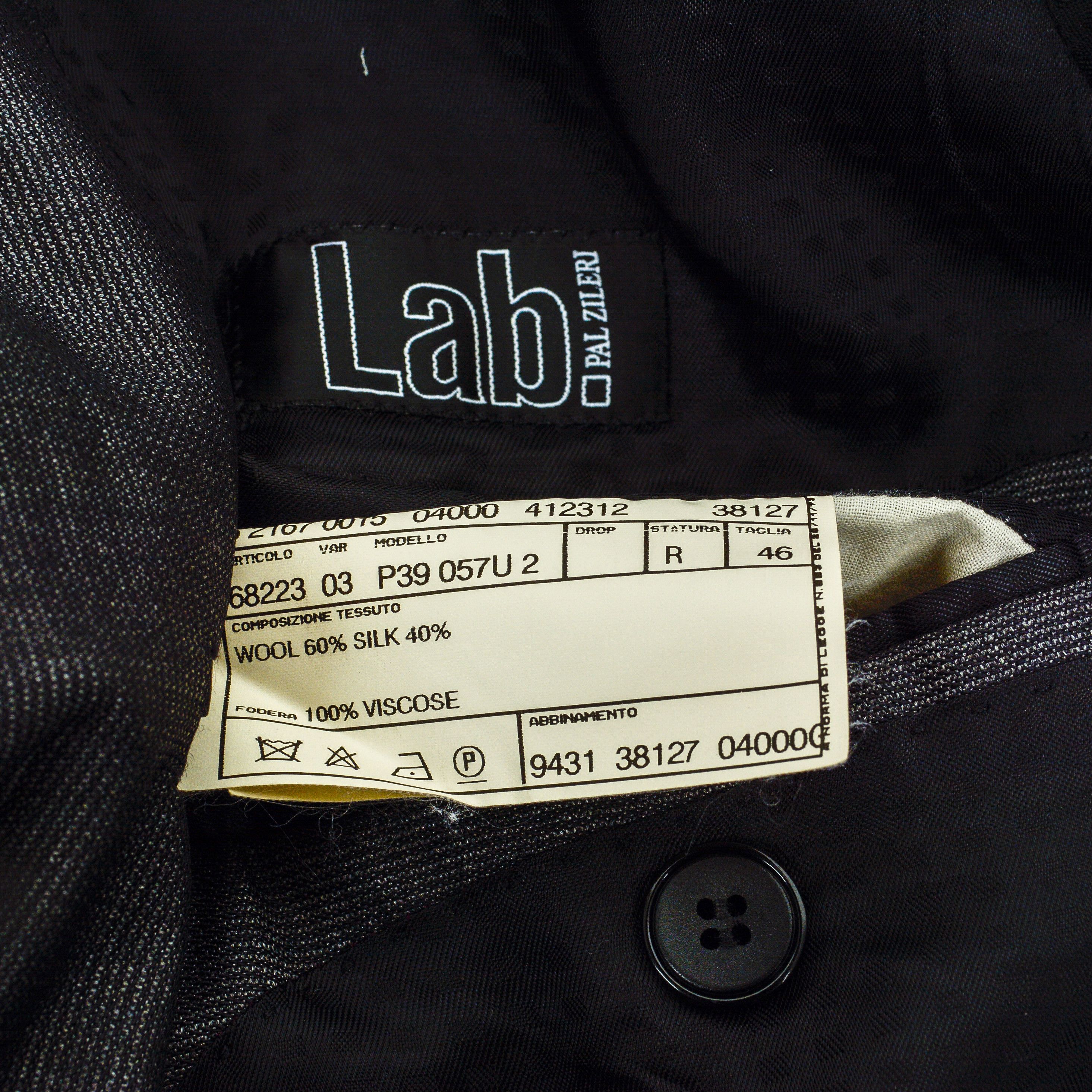 Pal Zileri LAB UK 36 US Silk Wool Blazer EU 46 Jacket Suit Coat XS DE Size 36R - 4 Thumbnail