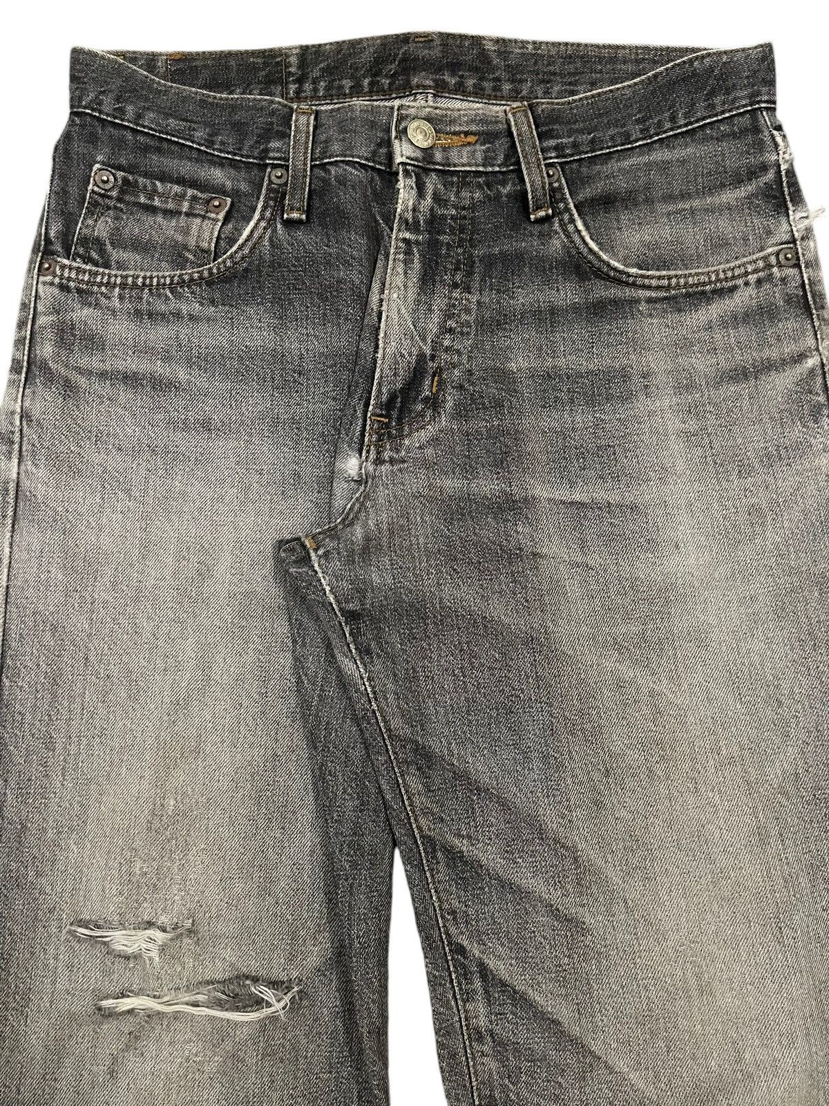 Edwin Vintage Edwin Faded Wash Style Distress Loose Jeans Size US 30 / EU 46 - 4 Thumbnail