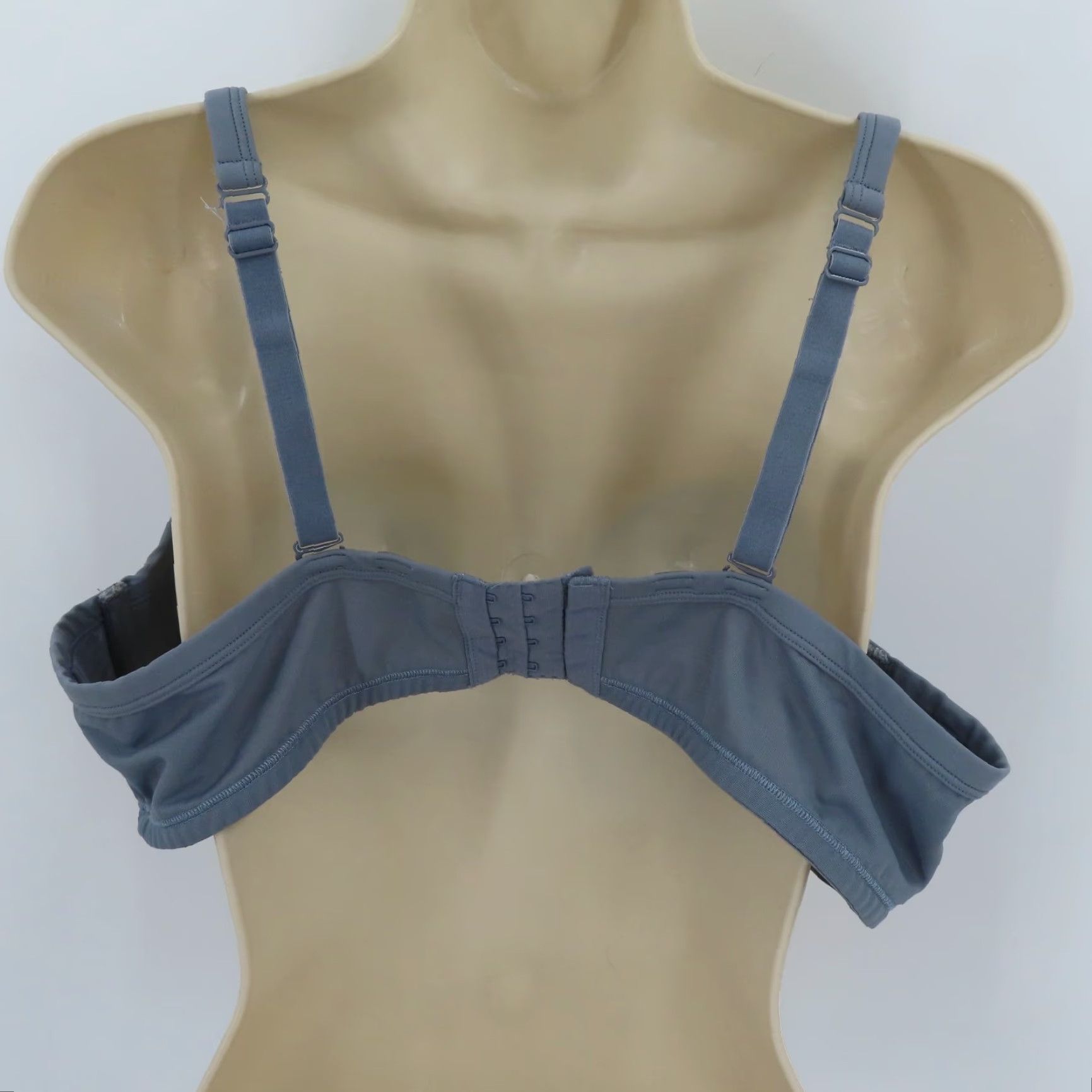 Vintage Cacique Bra Solid Gray Lined Underwire Plus Size 42DD Hook Eye Closure Womens Shirt? Size ONE SIZE - 5 Thumbnail