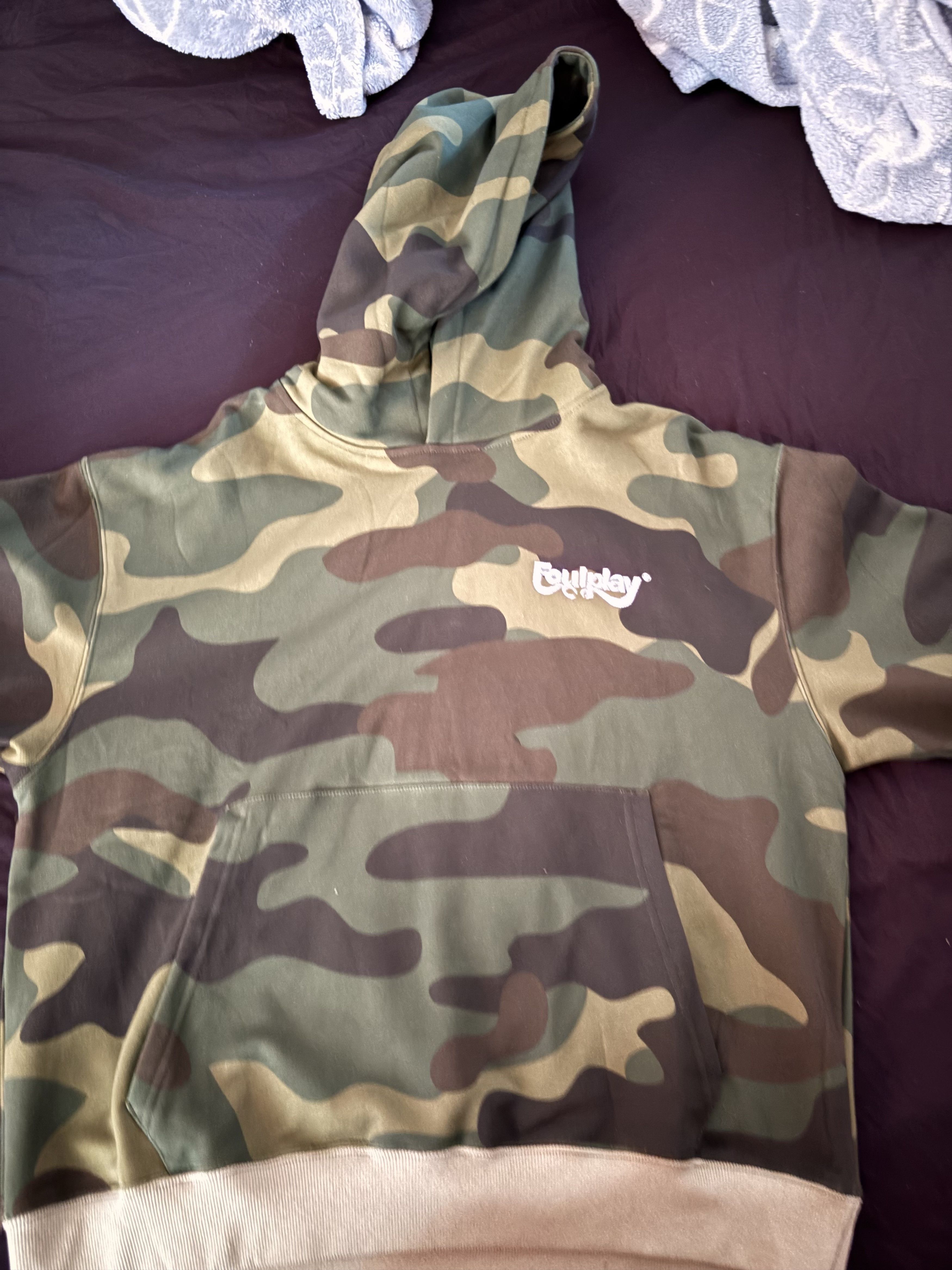 Foulplay Company 2-Hit-Logo Hoodie - (Woodland Camo) Size US L / EU 52-54 / 3 - 1 Thumbnail