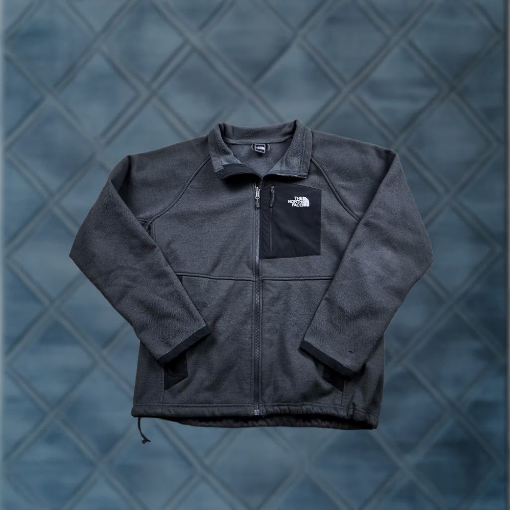 The North Face The North Face Windwall Jacket Mens XL Gray Full Zip Pockets Outdoor Lobo Windbreaker Fleece Overall Size US XL / EU 56 / 4 - 1 Thumbnail