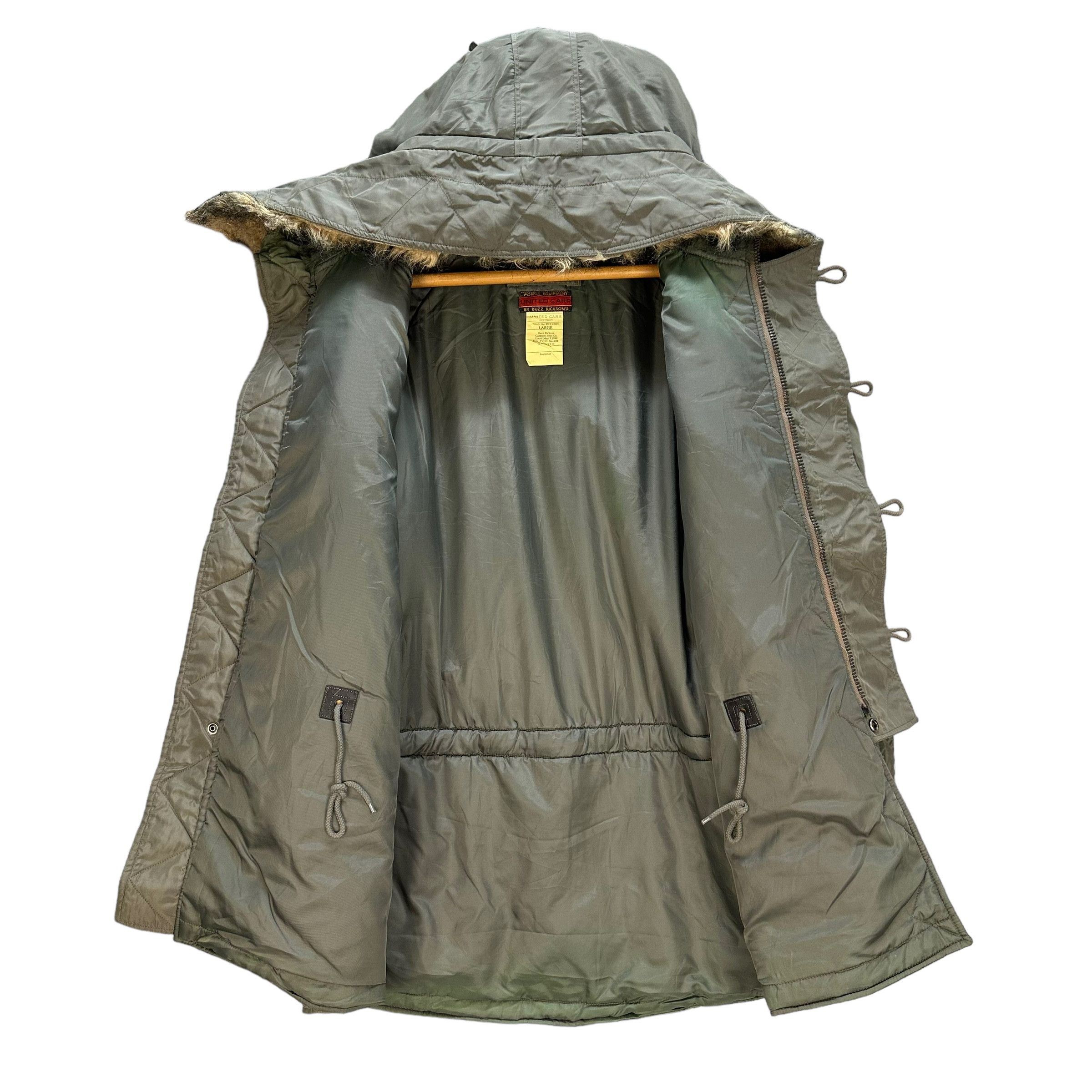 Buzz Rickson's United Carr by BUZZ RICKSON'S Fur Hoodie Parka #A8-0201 Size US L / EU 52-54 / 3 - 8 Thumbnail
