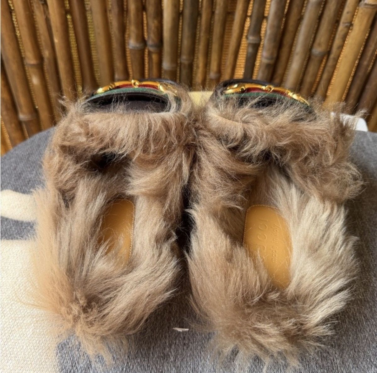 Gucci GUCCI men’s fur loafers Size US 8 / EU 41 - 4 Thumbnail