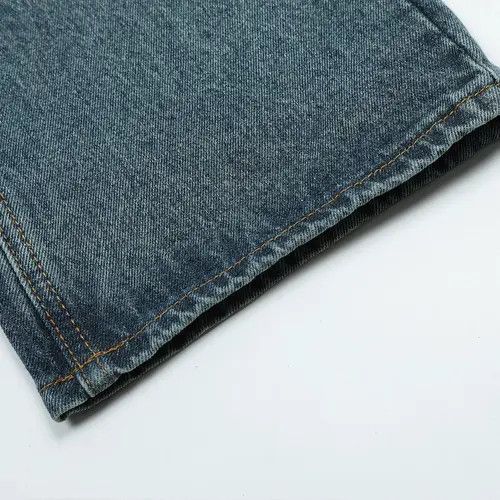 distressed flared jeans
