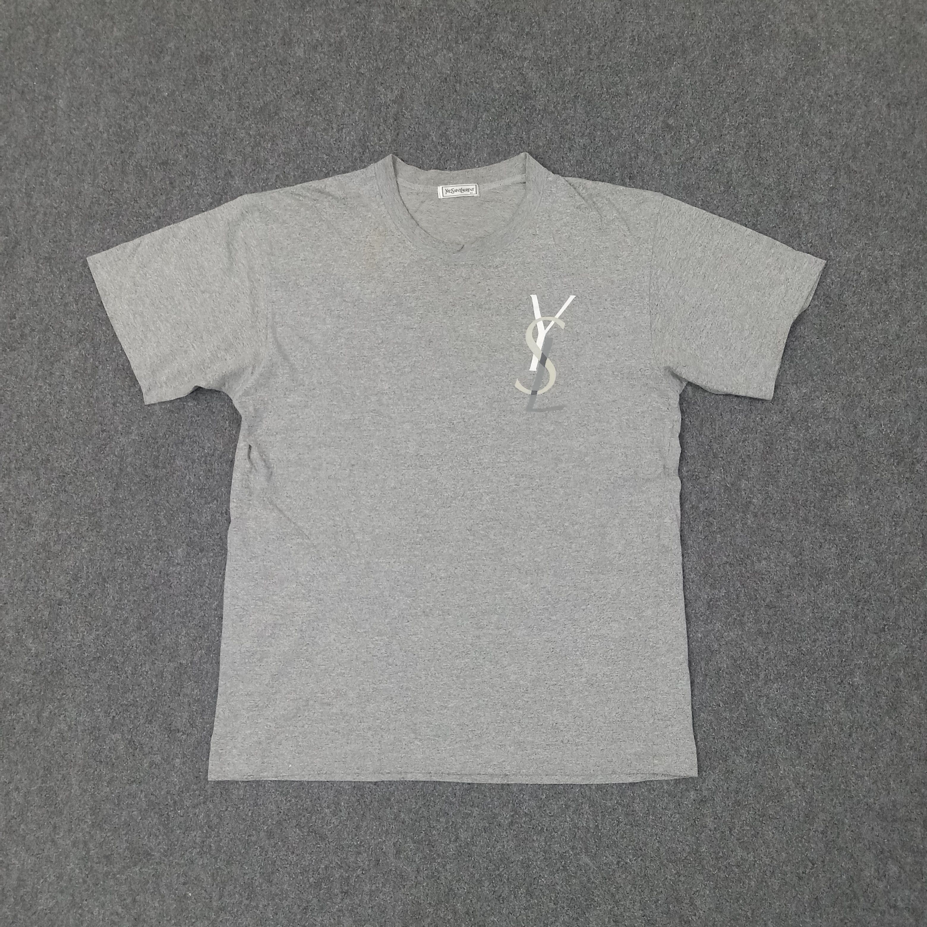 Yves Saint Laurent Yves Saint Laurent Italian Brand Tshirt C223N24 Size US M / EU 48-50 / 2 - 1 Thumbnail