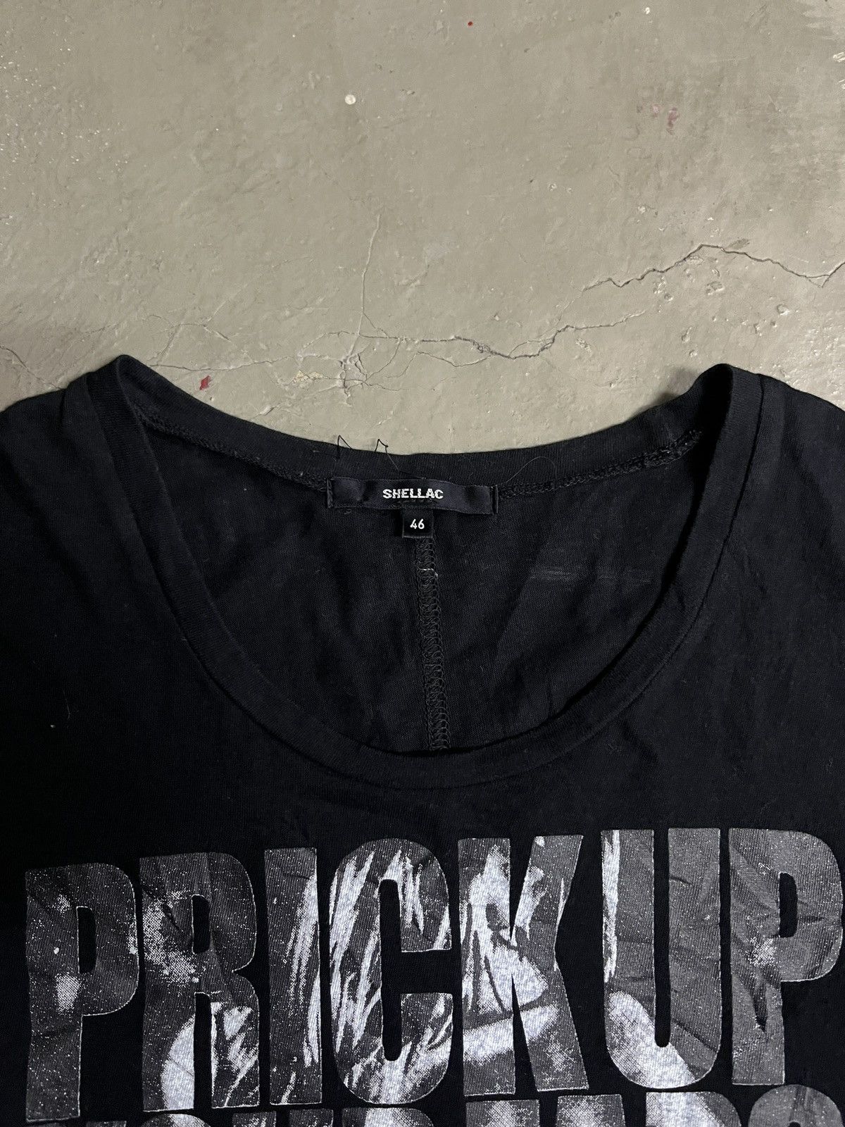 KMRii Shellac Naked Women Poem LGB Punk Vkei Style Graphic Tee Size US S / EU 44-46 / 1 - 4 Thumbnail