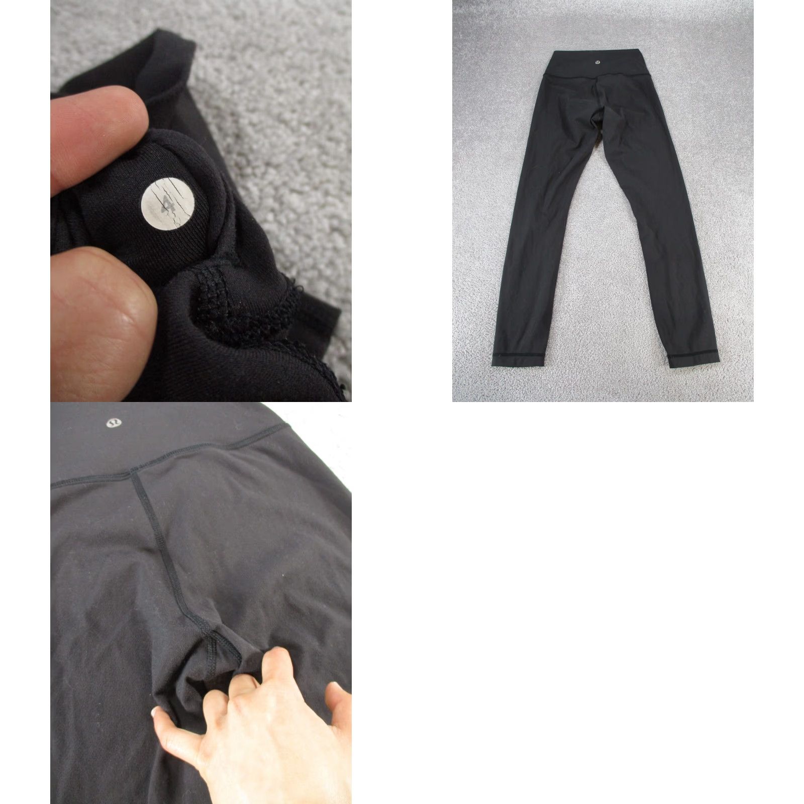 Lululemon Lululemon Leggings Womens 4 Black Stretch 26" Pilling Athletic Activewear Ankle Gym & Training Running Yoga Womens Size 27" / US 4 / IT 40 - 8 Thumbnail