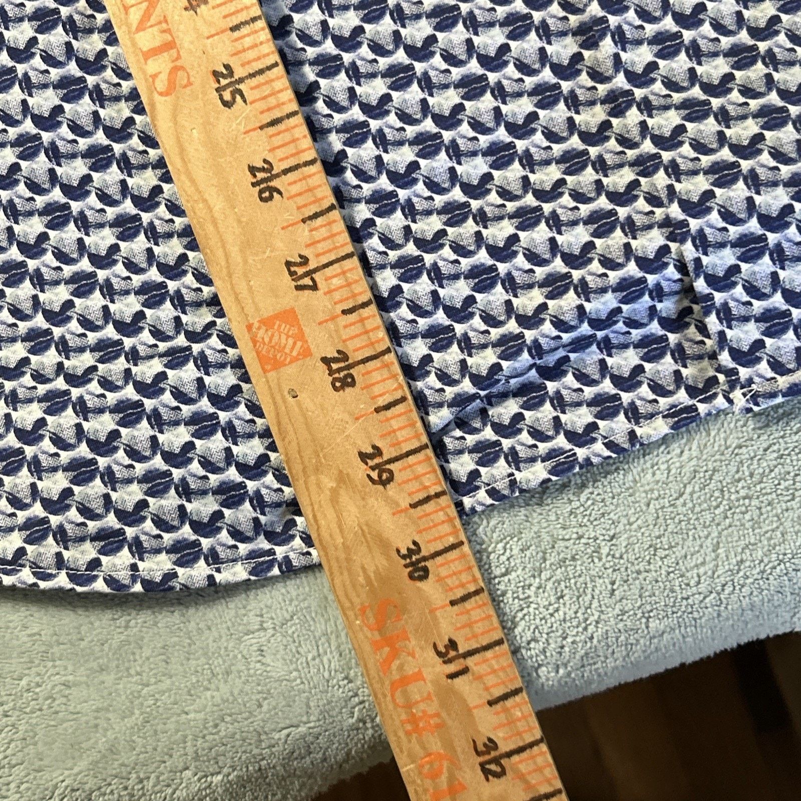 BUGATCHI Bugatchi OoohcottonTech Geometric Performance Summer Comfort Size US M / EU 48-50 / 2 - 10 Thumbnail