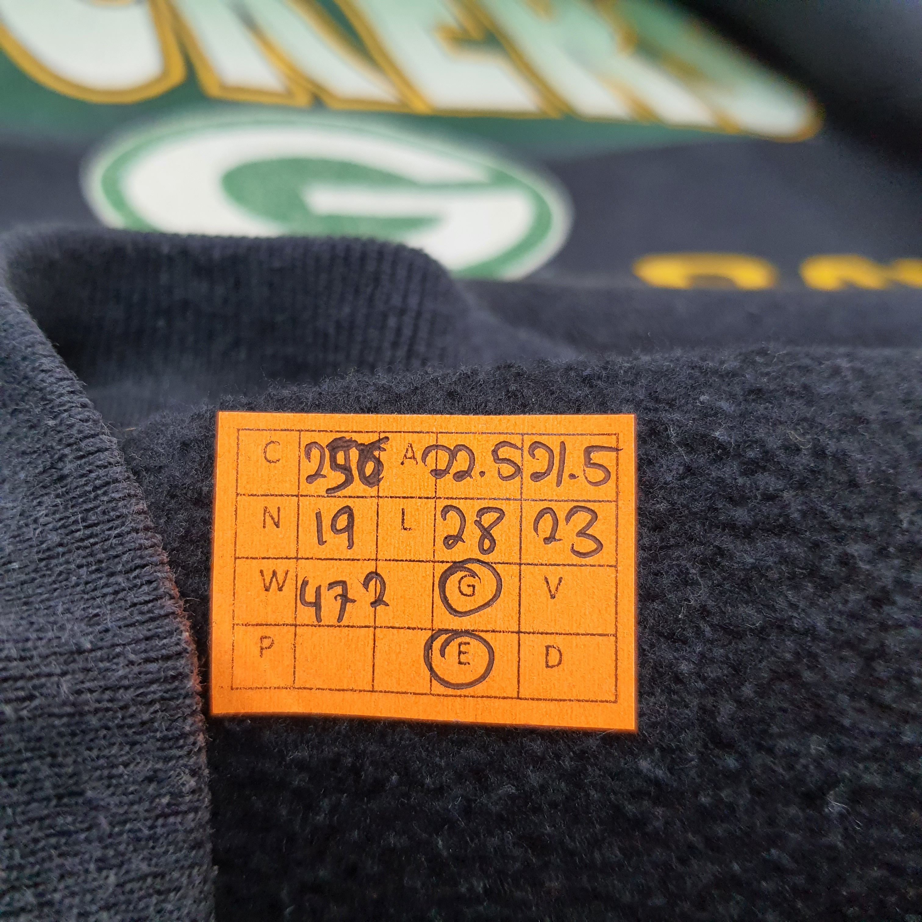 Salem Sportswear Vintage NFL Packers Green Bay Sweatshirt C256N19 Size US M / EU 48-50 / 2 - 7 Thumbnail
