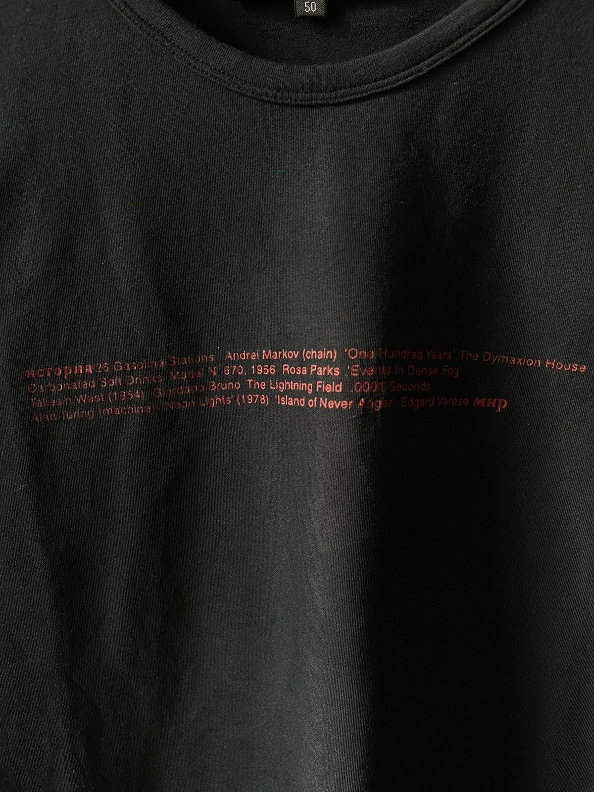 Raf Simons 2005 Raf Simons 'Hystory Of My World' Size US M / EU 48-50 / 2 - 5 Thumbnail