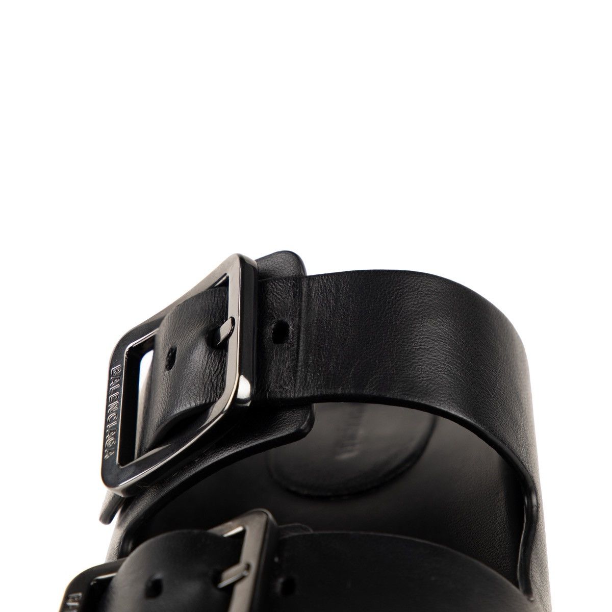Balenciaga Balenciaga Mallorca heel sandals in black leather Size US 8 / IT 38 - 4 Thumbnail
