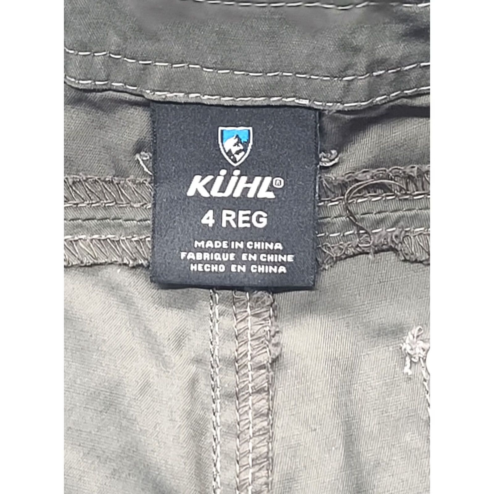 Vintage Kuhl Pants Womens 4x30 Inspiratr Ankle Zip Regular Fit Mid Rise Tapered Leg Green Cotton Nylon Spandex Baggy? Size 27" / US 4 / IT 40 - 2 Thumbnail