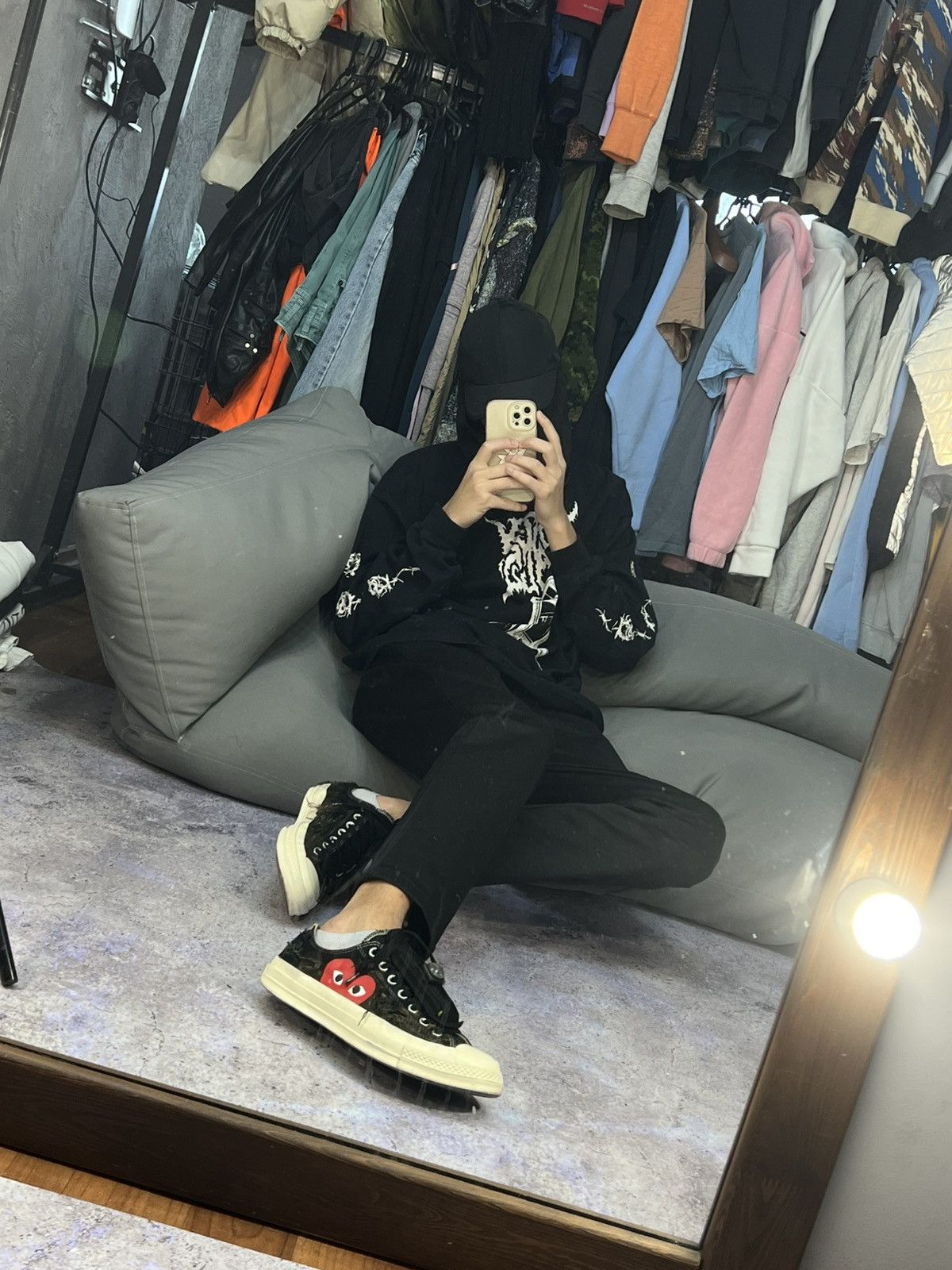 Stussy 🕷️STUSSY Long sleeve Gothic big logo 🕷️ Size US XL / EU 56 / 4 - 5 Thumbnail