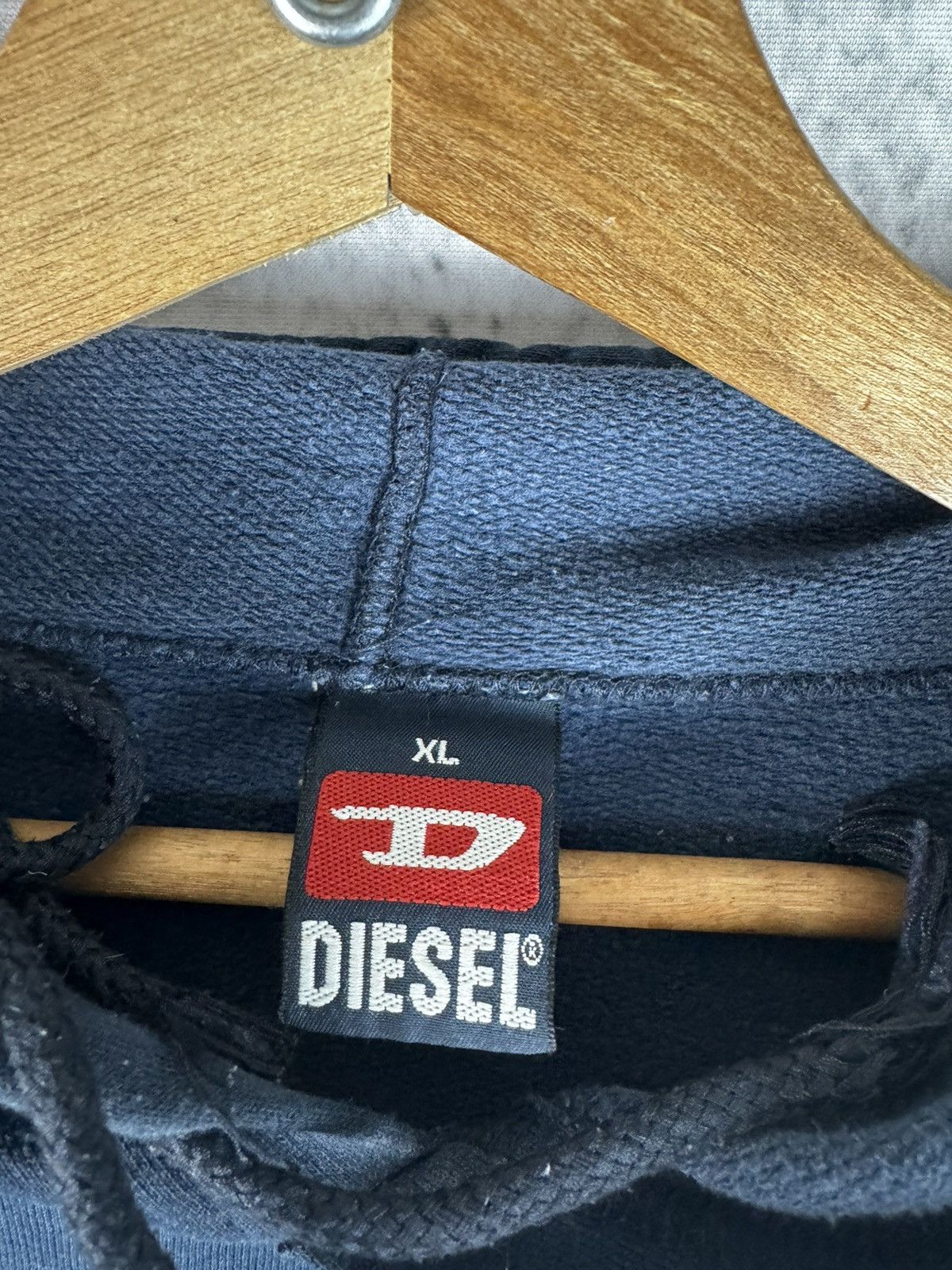 Diesel Vintage Diesel Y2K Archive Hoodie Streetwear Size US XL / EU 56 / 4 - 3 Thumbnail