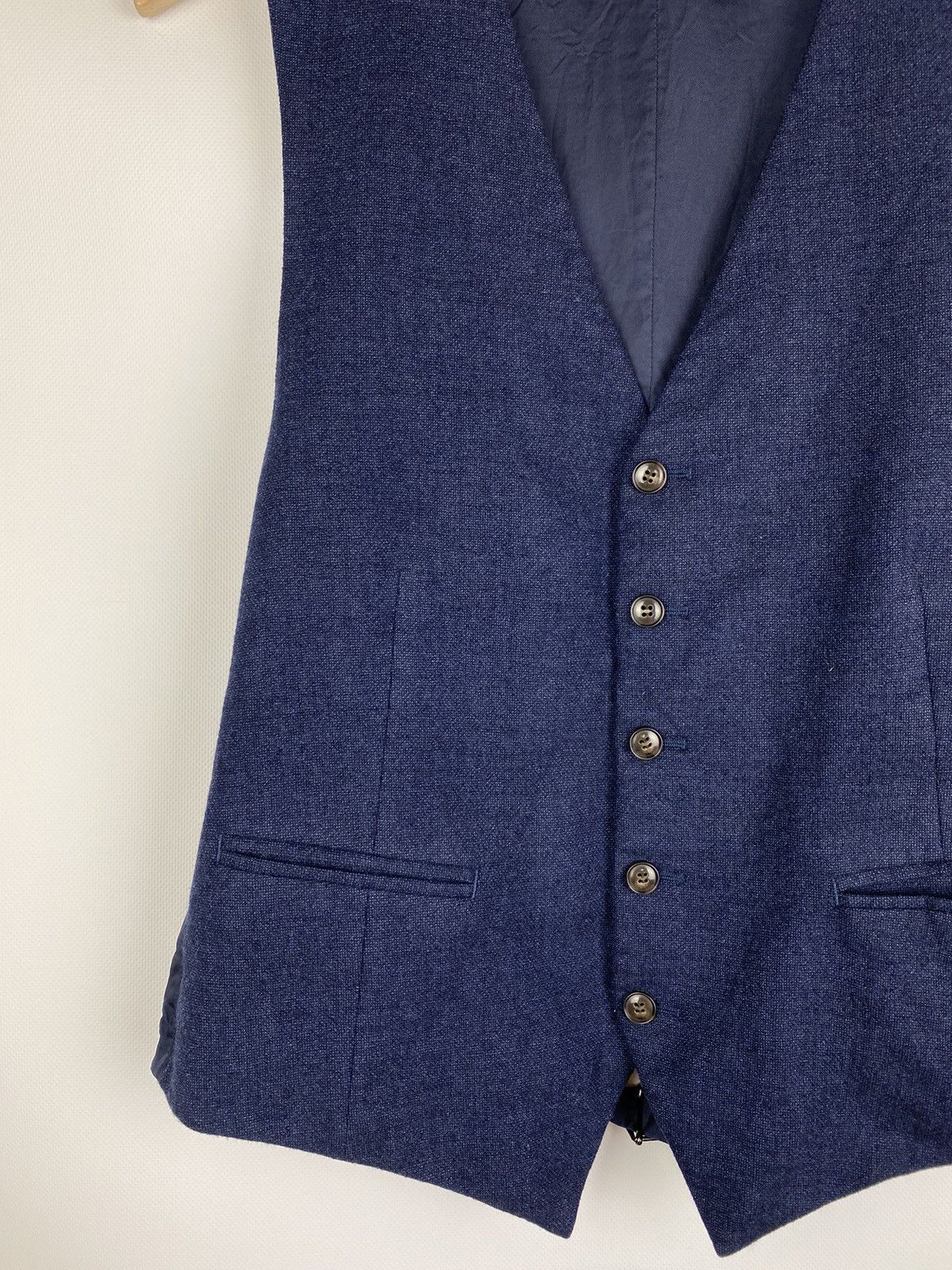 Suitsupply Suitsupply Ferrara men’s wool sleeveless suit vest waistcoat Size 40R - 3 Thumbnail