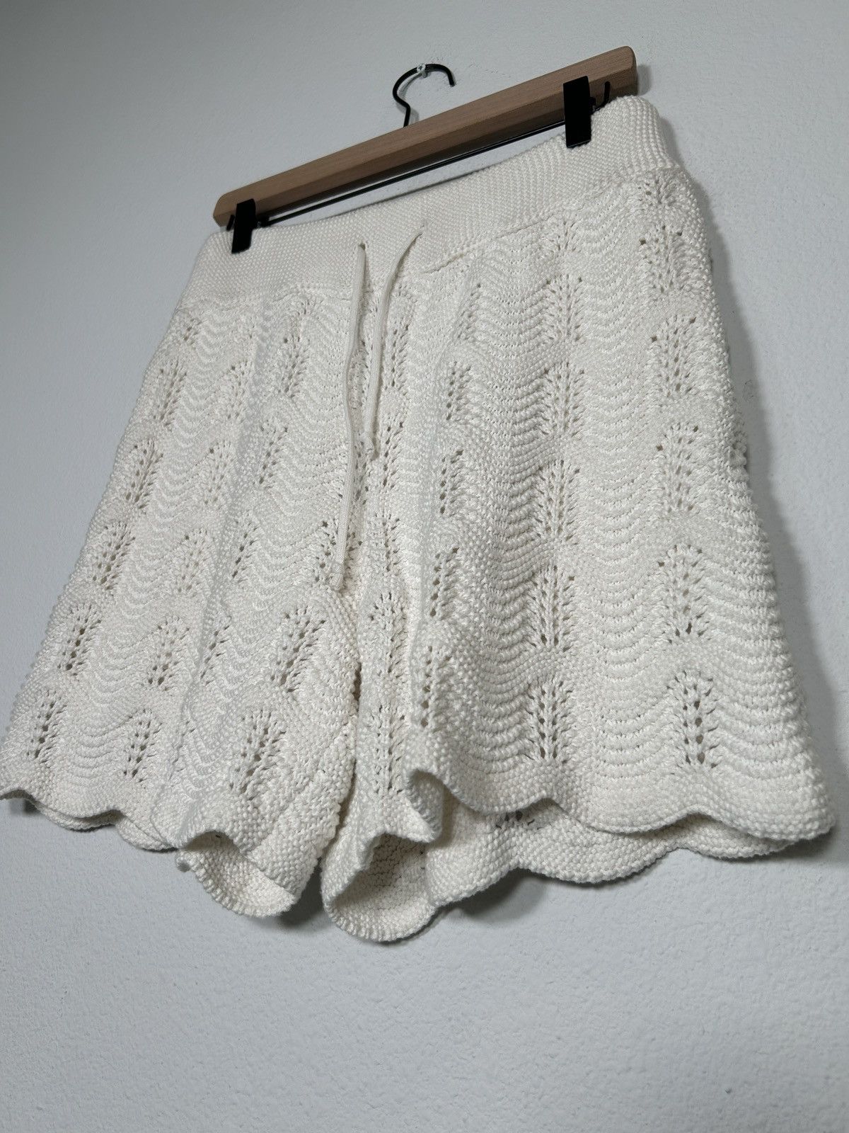 Casablanca Crochet Wavy Tennis Club Shorts Size US 30 / EU 46 - 2 Thumbnail