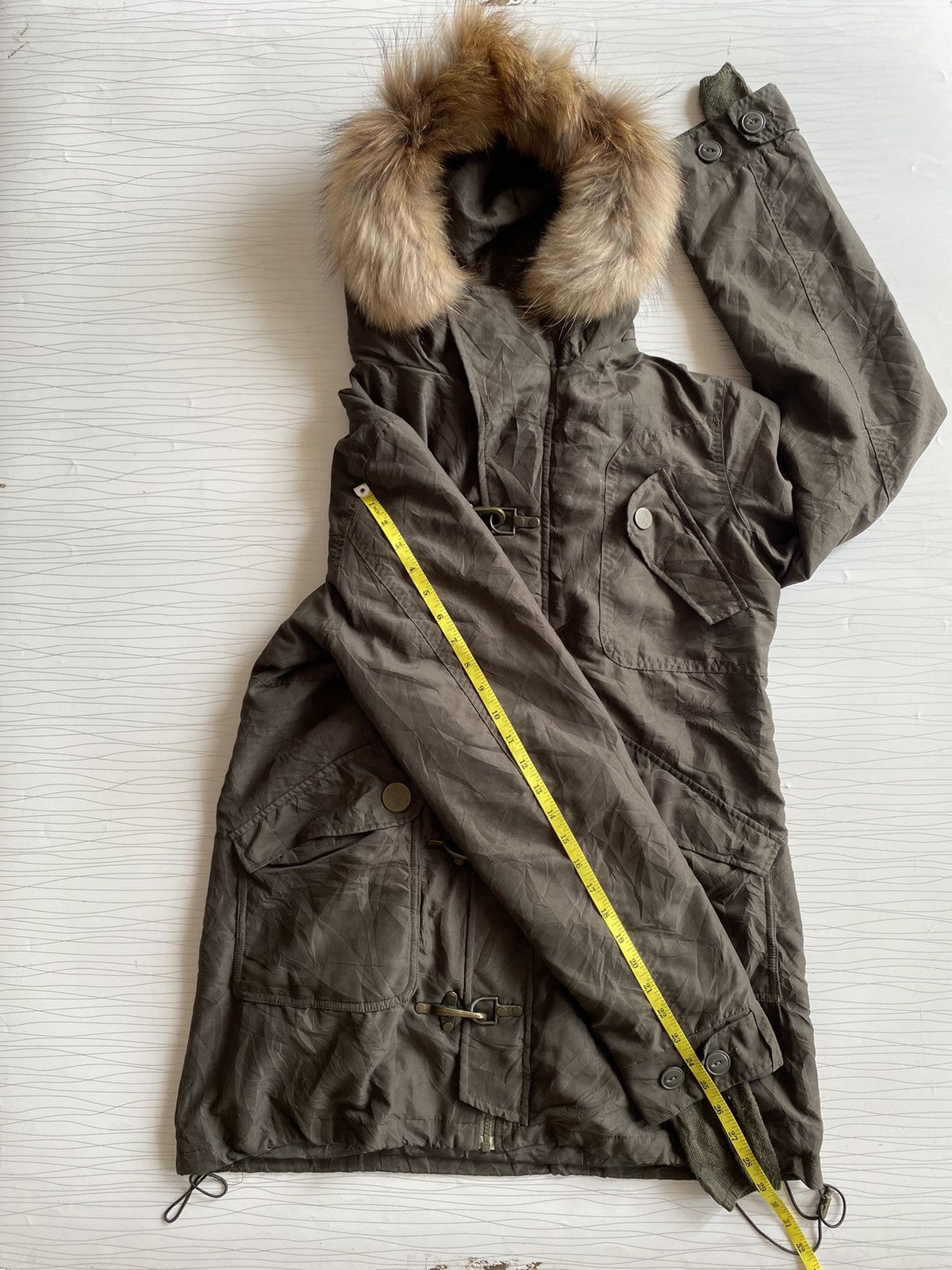If Six Was Nine × Le Grande Bleu (L.G.B.) × MOUSSY Moussy Japan Brand Green Fur Parka LGB Style Hoodie Jacket Size US L / EU 52-54 / 3 - 12 Thumbnail